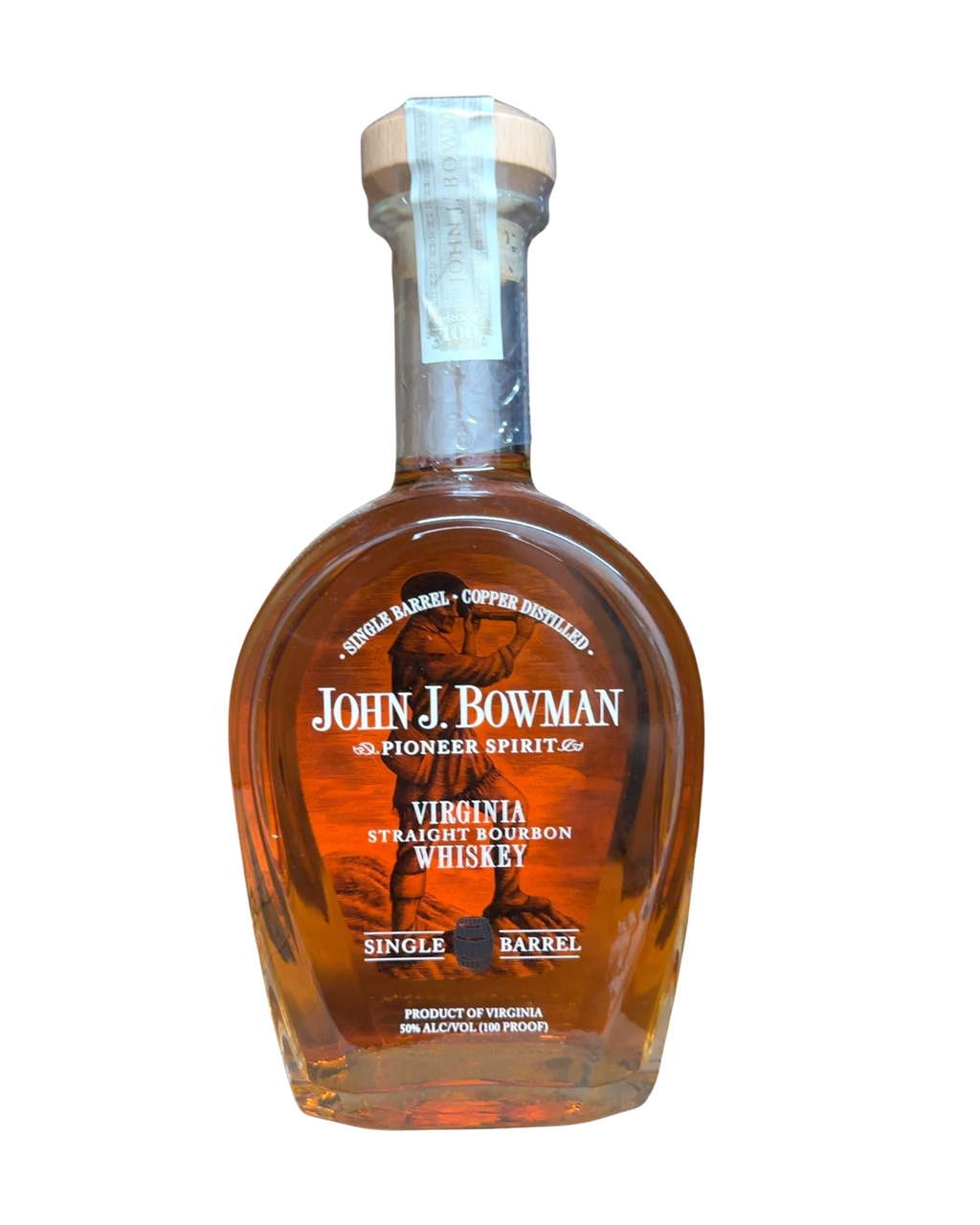 2022 John J. Bowman Virginia Straight Bourbon Whiskey 100 Proof 750ml