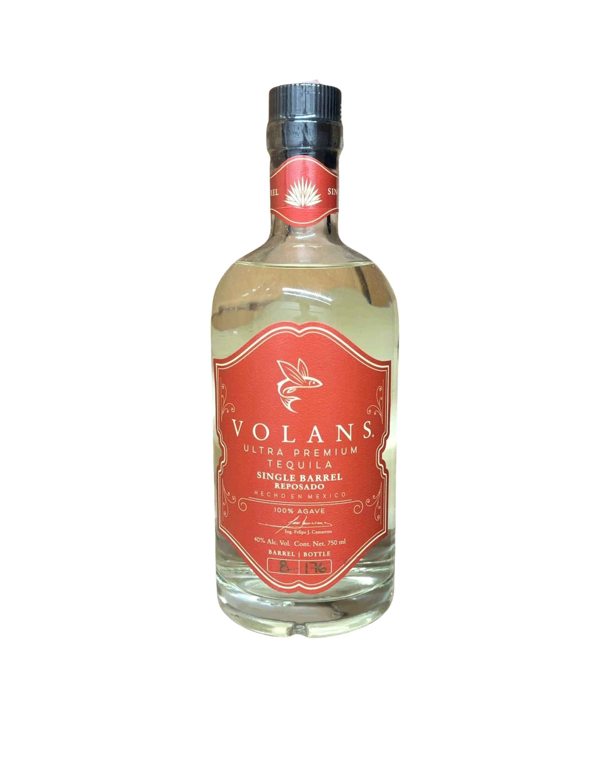 2021 Volans Ultra Premium Tequila Single Barrel Reposado 80 Proof 750ml