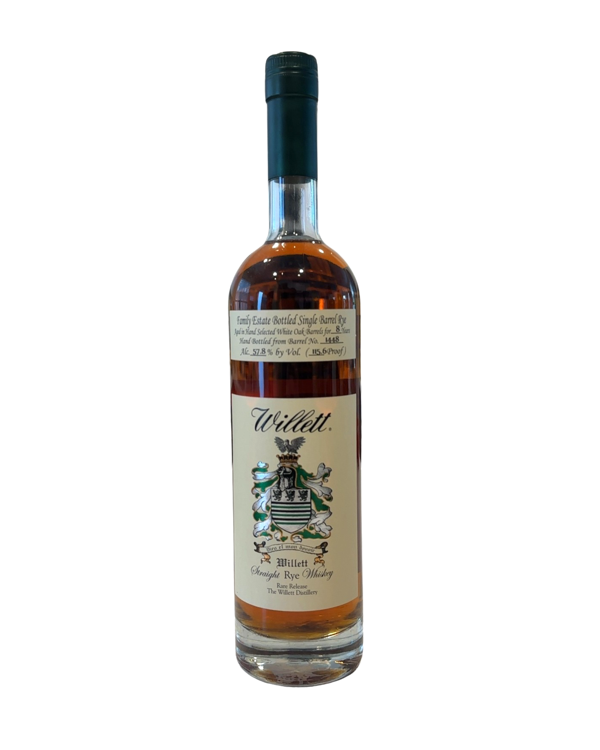2020 Willett 8 Year Lion’s Share #1448 Rye Whiskey Single Barrel 115.6 Proof 750ml