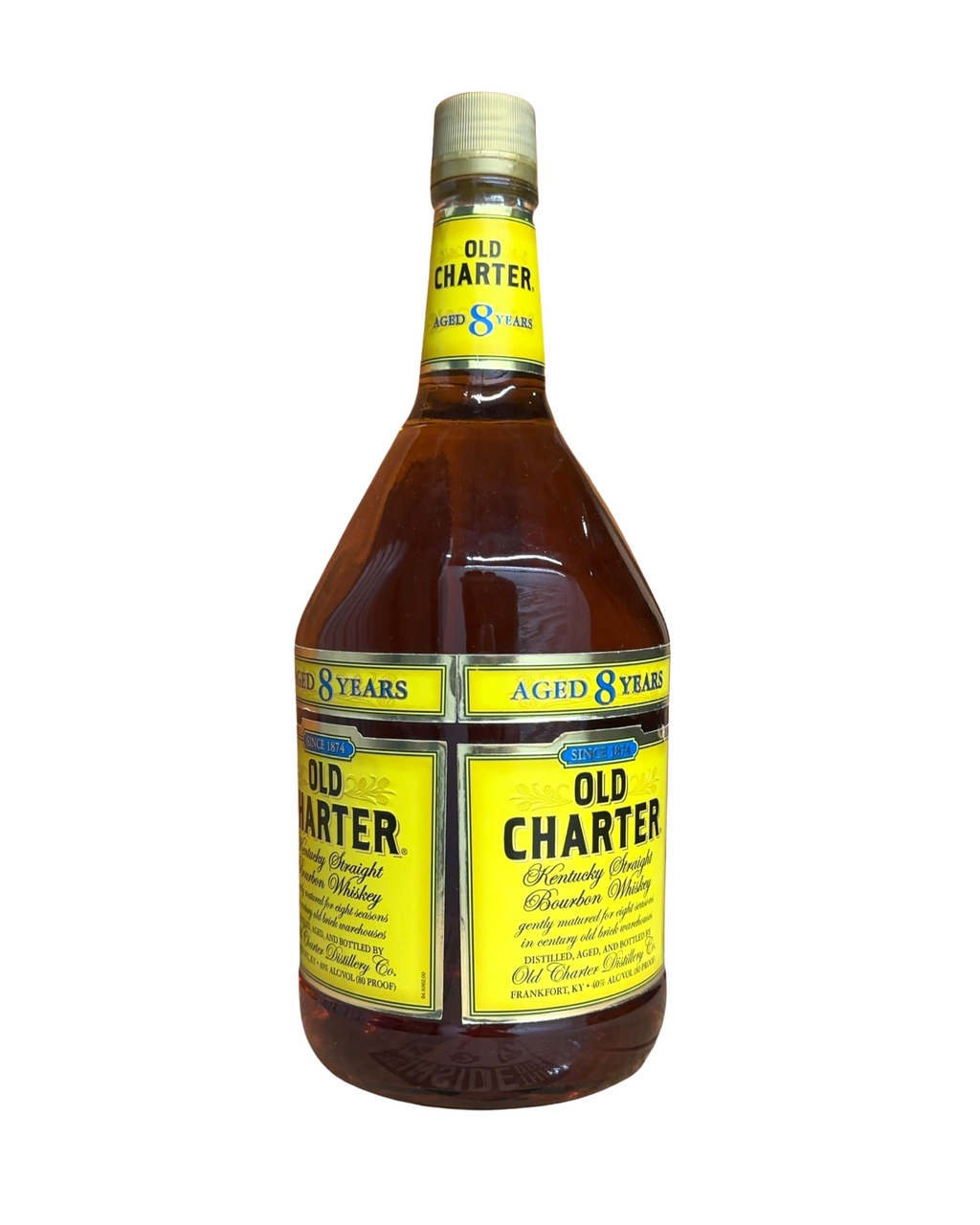 Old Charter 8 Year Kentucky Straight Bourbon Whiskey 80 Proof 1.75ml