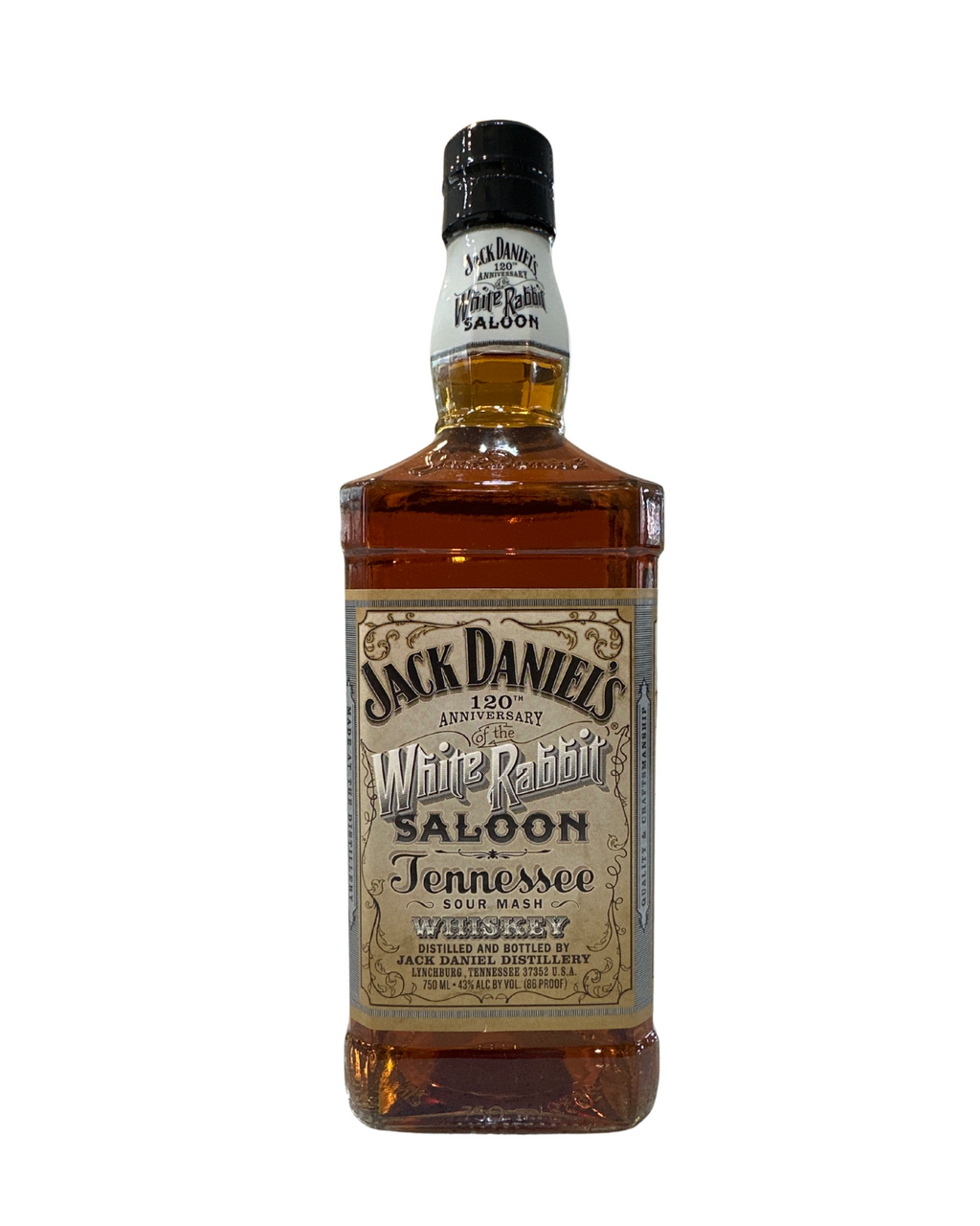 Jack Daniel's The White Rabbit Saloon Tennessee Sour Mash Whiskey 86 Proof 750ml