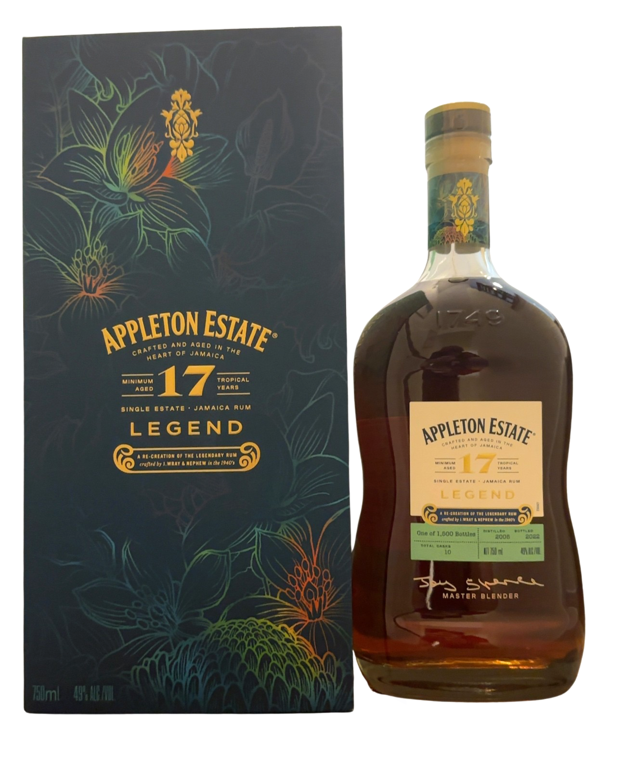 Appleton Estate Single Estate Jamaica Rum Legend 98 Proof