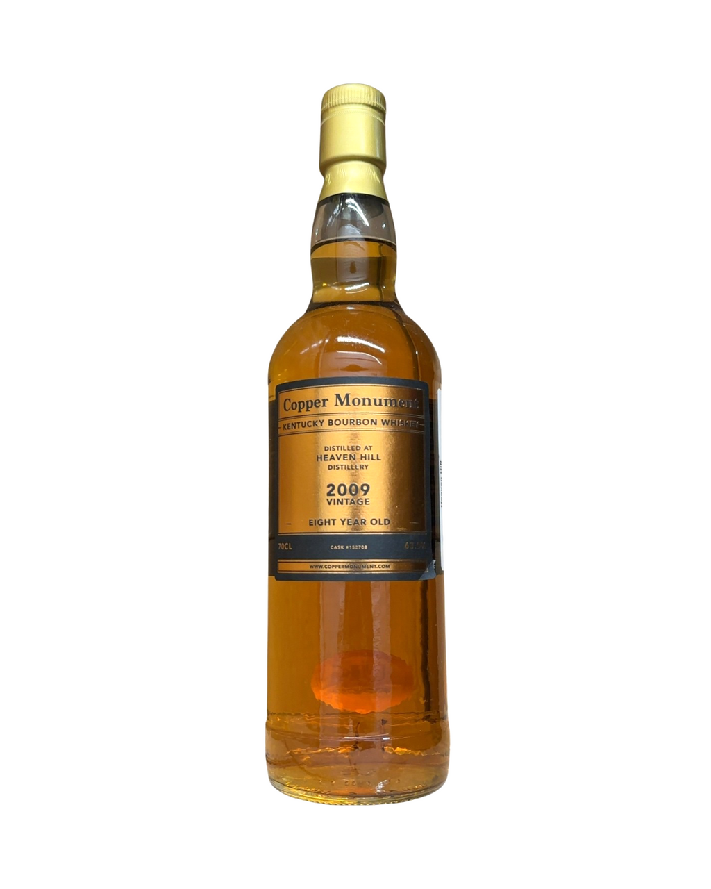 2009 Heaven Hill Distillery Copper Monument Kentucky Bourbon Whiskey 126 Proof 700ml