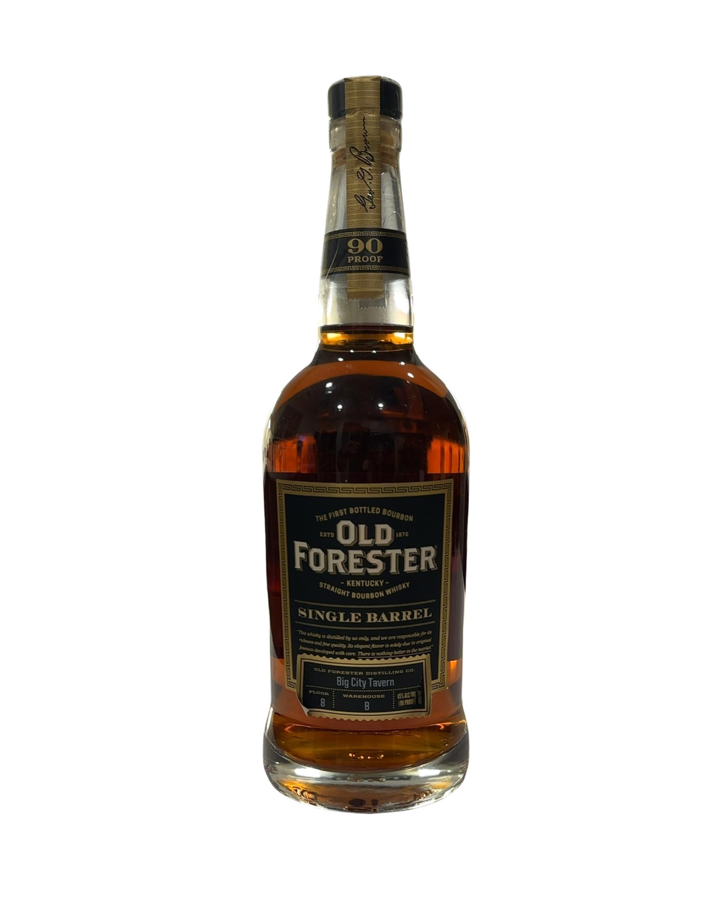 2018 Old Forester Distilling Co. Old Forester Single Barrel 90 Proof 750ml