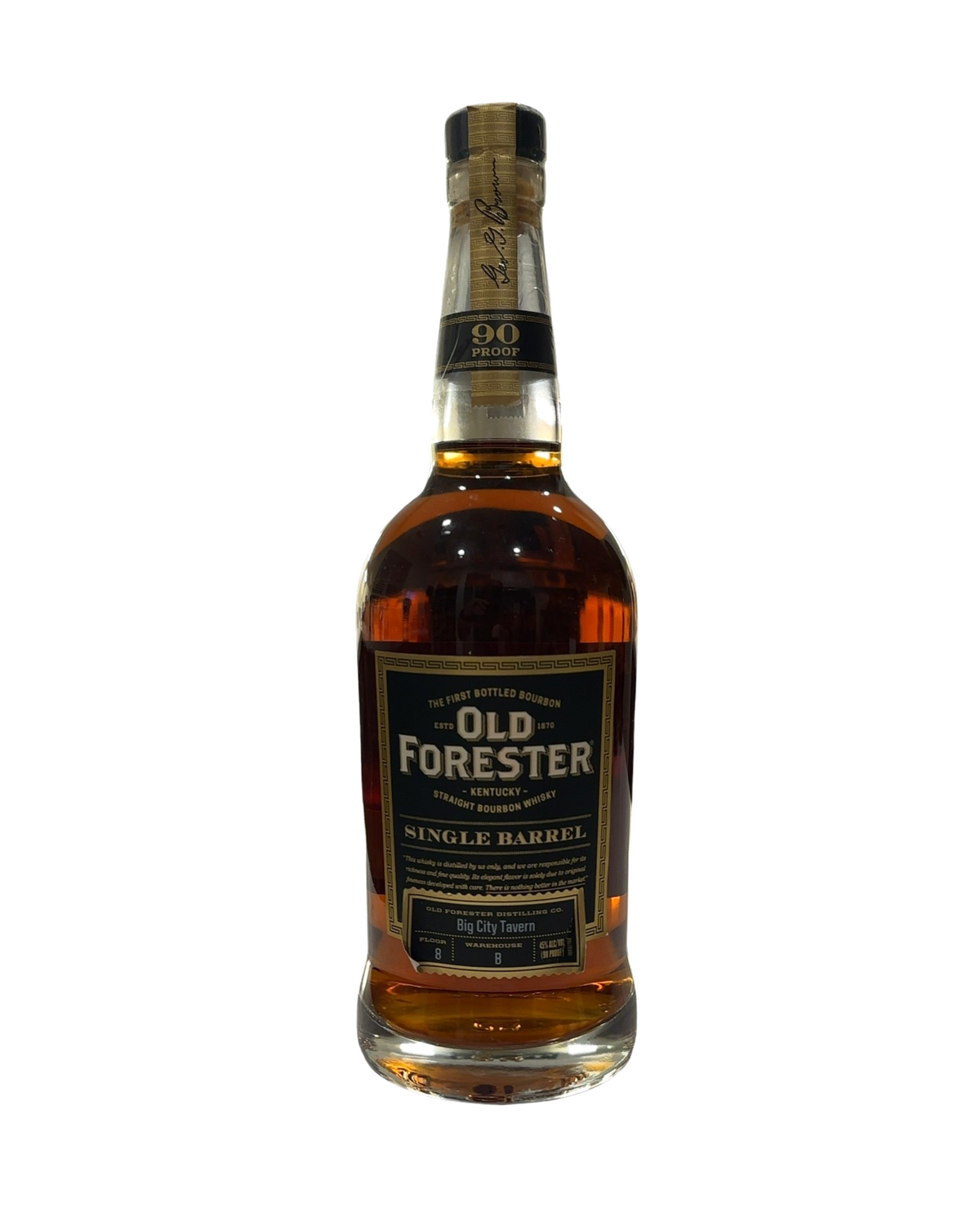 2018 Old Forester Distilling Co. Old Forester Single Barrel 90 Proof 750ml