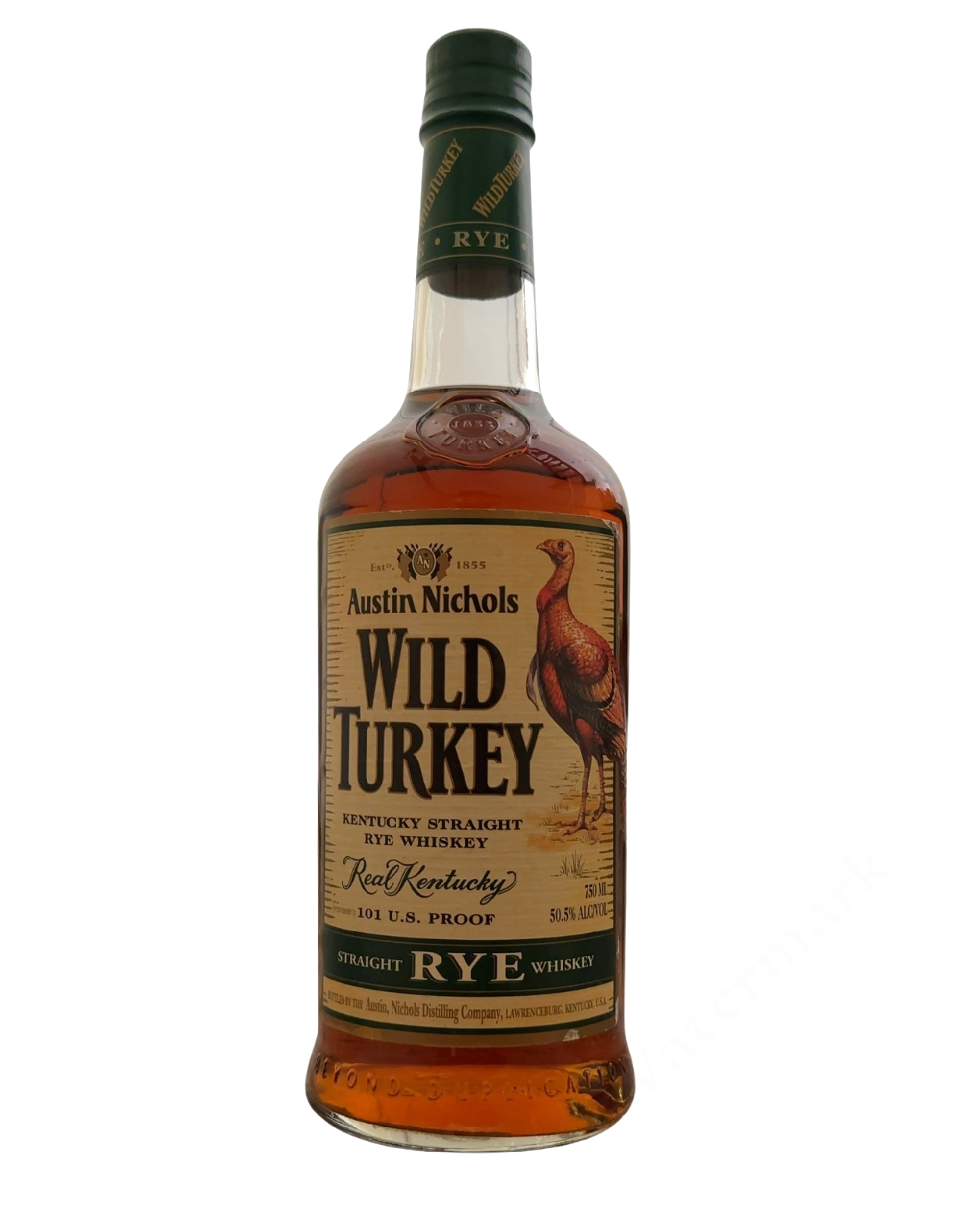 Austin Nichols Distilling Company Wild Turkey Kentucky Straight Rye Whiskey 101 Proof