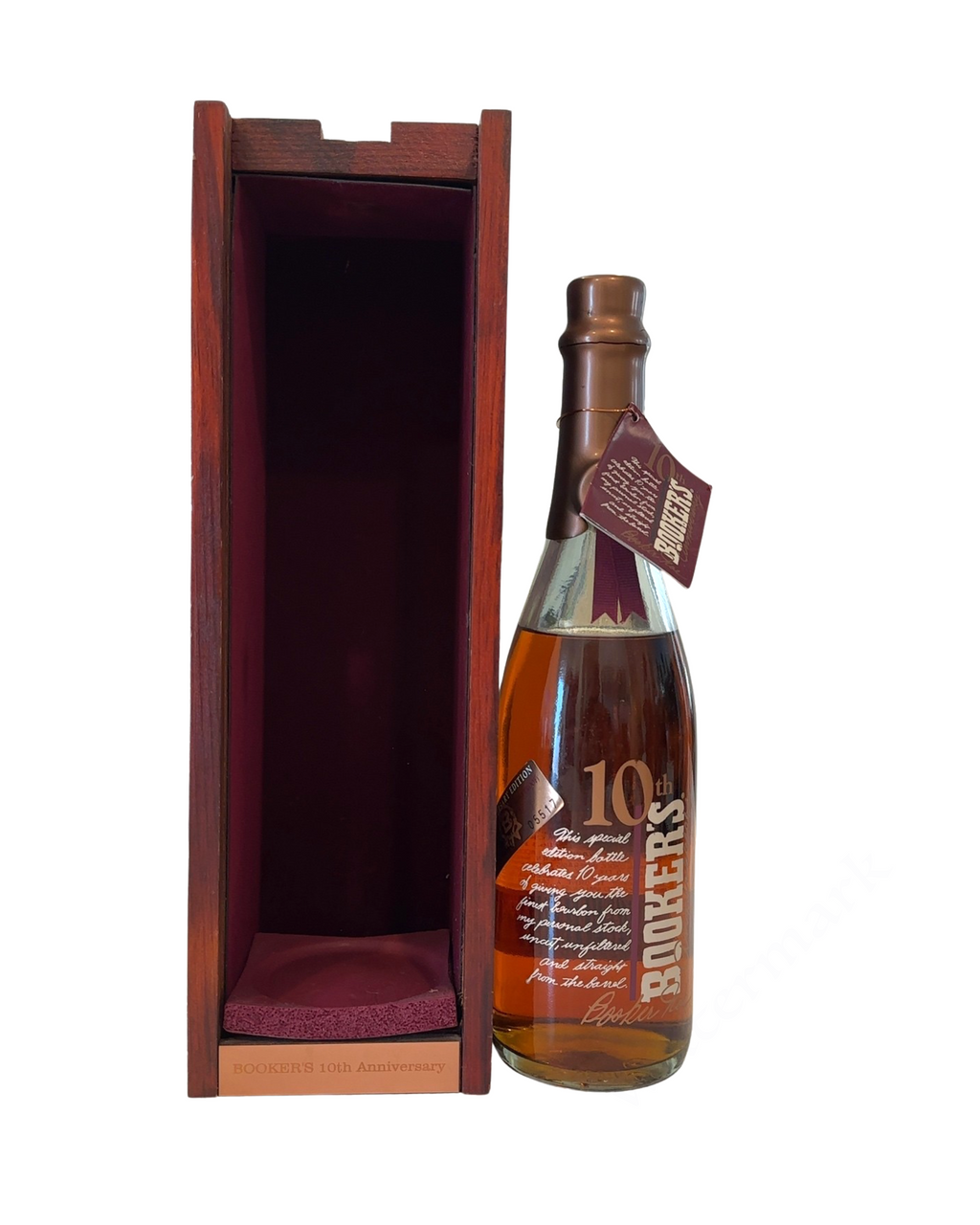 1998 Jim Beam Distillery Bookers Booker's This special 10th Anniversary Edition 127.9 Proof 750ml Batch C90-B-8