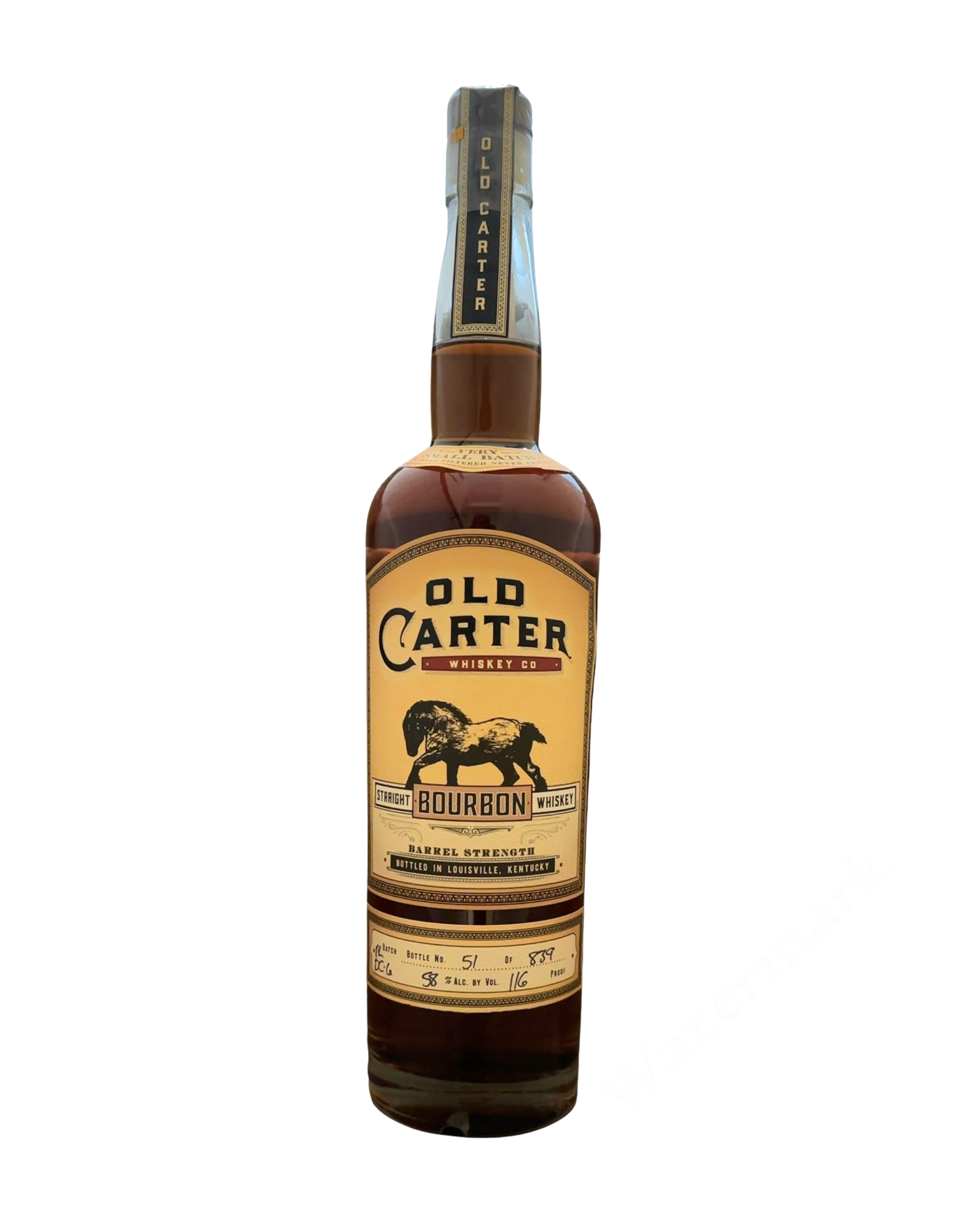 Old Carter Whiskey Co. Old Carter Straight Bourbon Whiskey 116 Proof