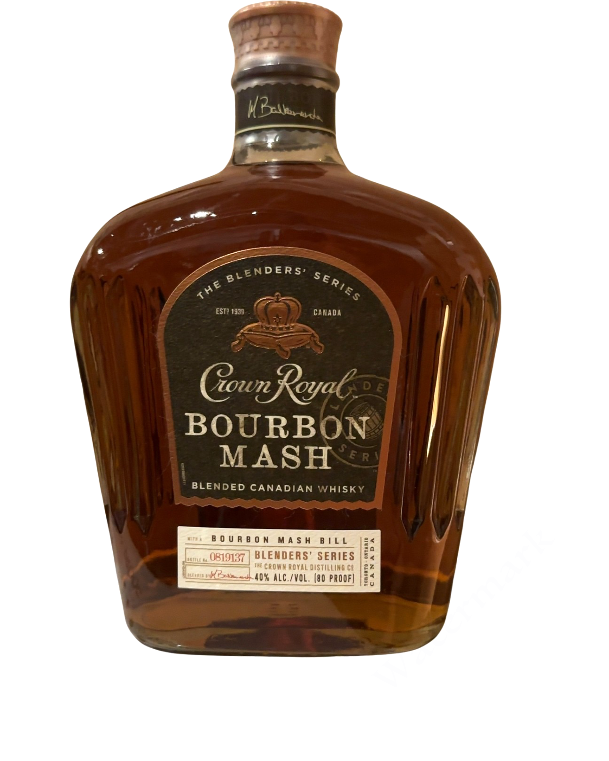 Crown Royal Bourbon Mash Blended Canadian Whisky 80 Proof
