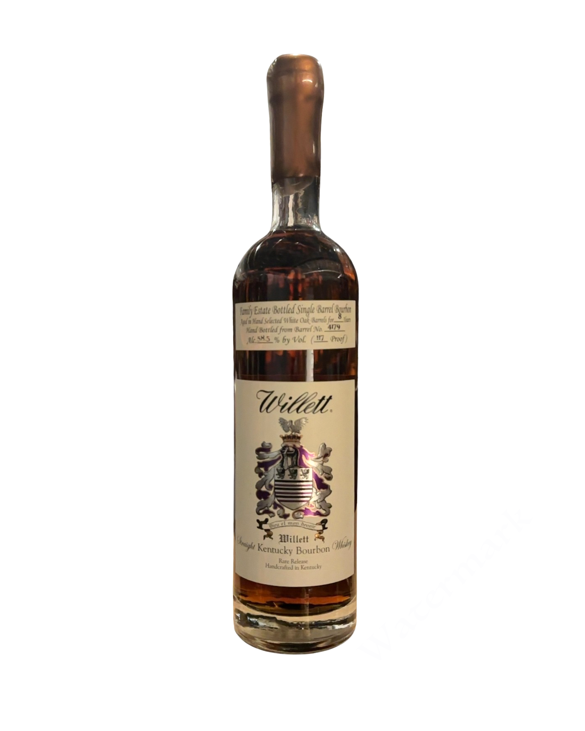 Willett Bonili Family Estate Bottled Single Barrel Bourbon Rare Release 117 Proof