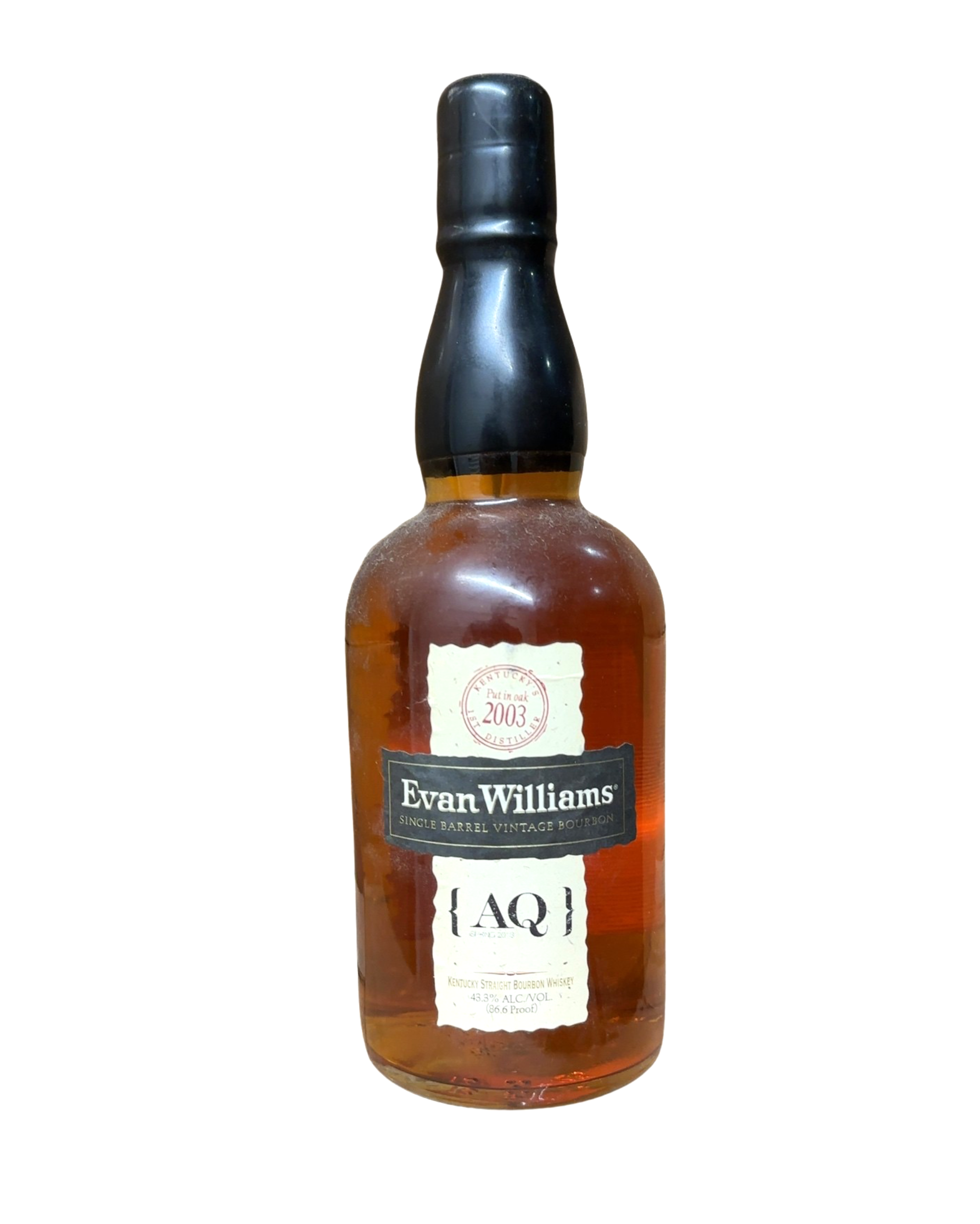 2013 Evan Williams Single Barrel Vintage Bourbon 86.6 Proof 750ml