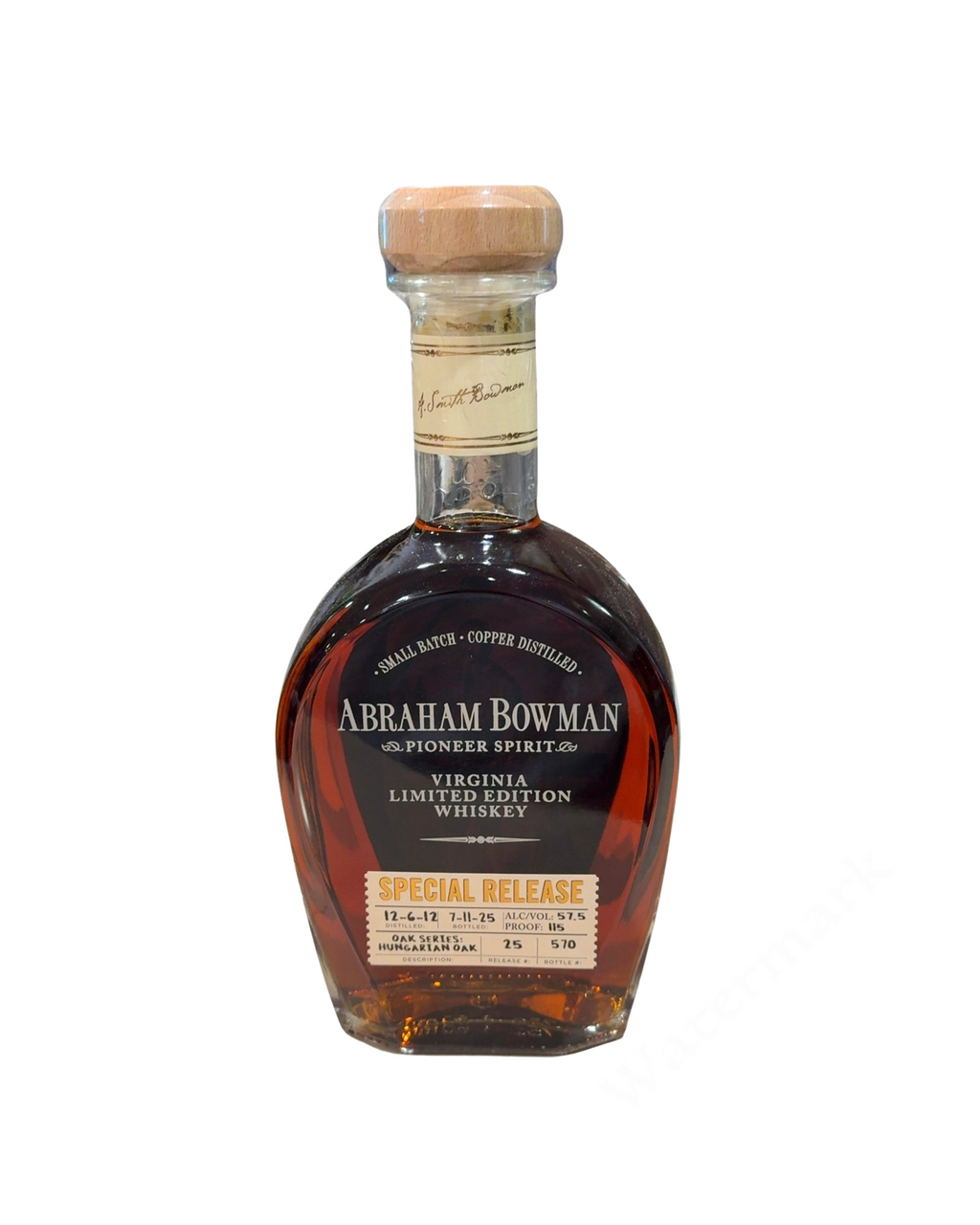 2026 Abraham Bowman Hungarian Oak 115 Proof 750ml