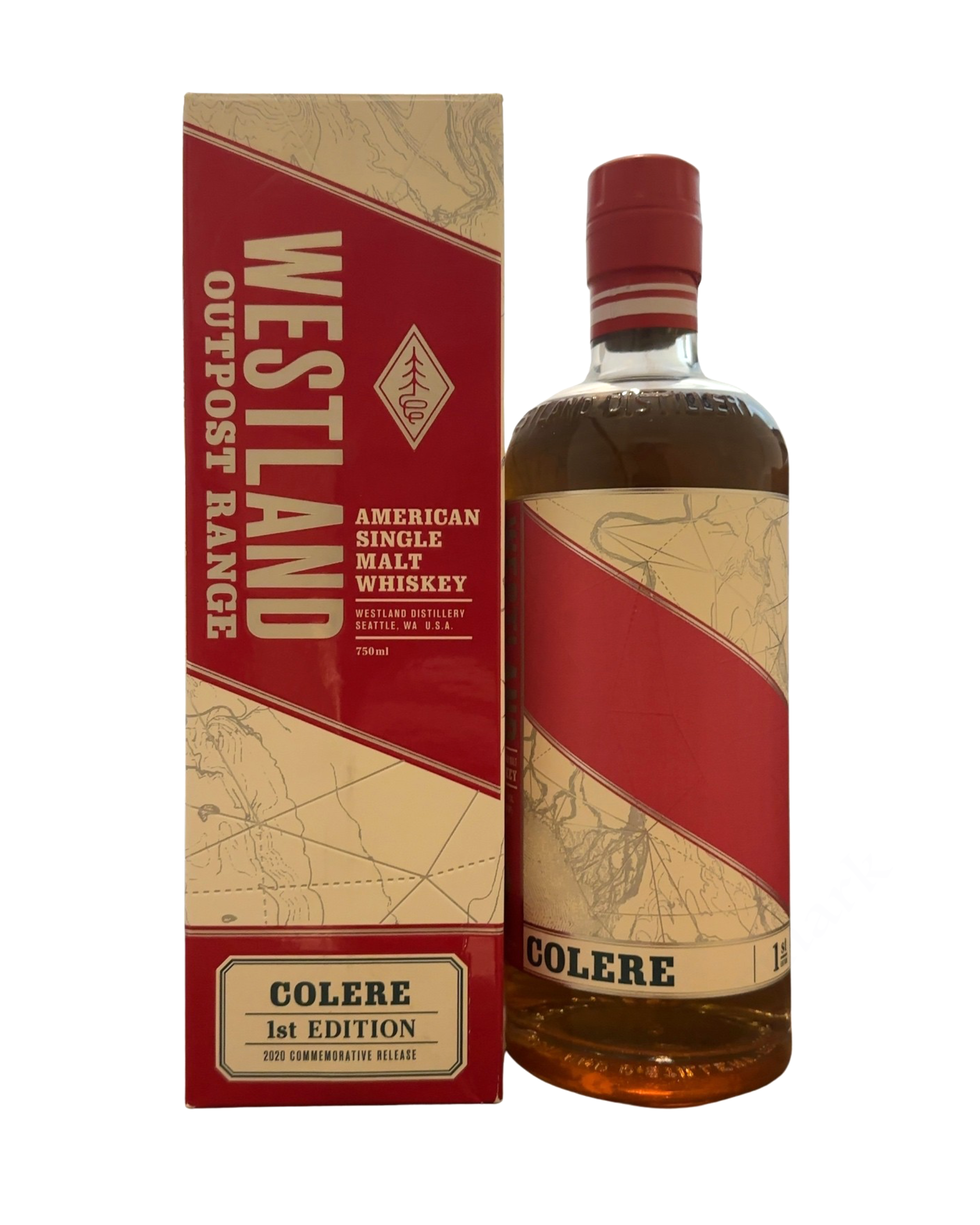 Westland Distillery Outpost Range Colere 1st Edition 2020 Commemorative Release 100 Proof