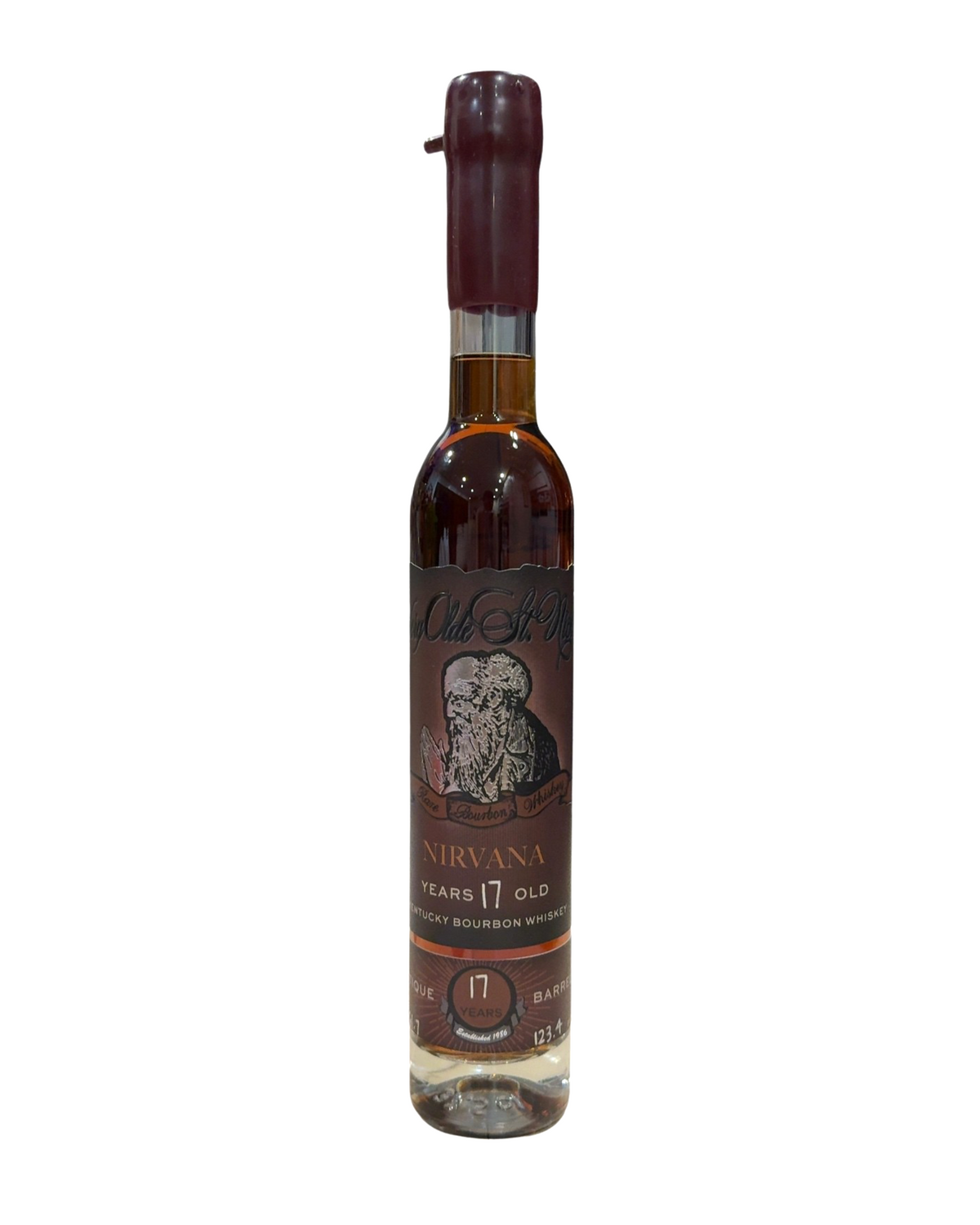 2025 Olde St. Nick's Nirvana Years 17 Old Kentucky Bourbon Whiskey 123.4 Proof 375ml