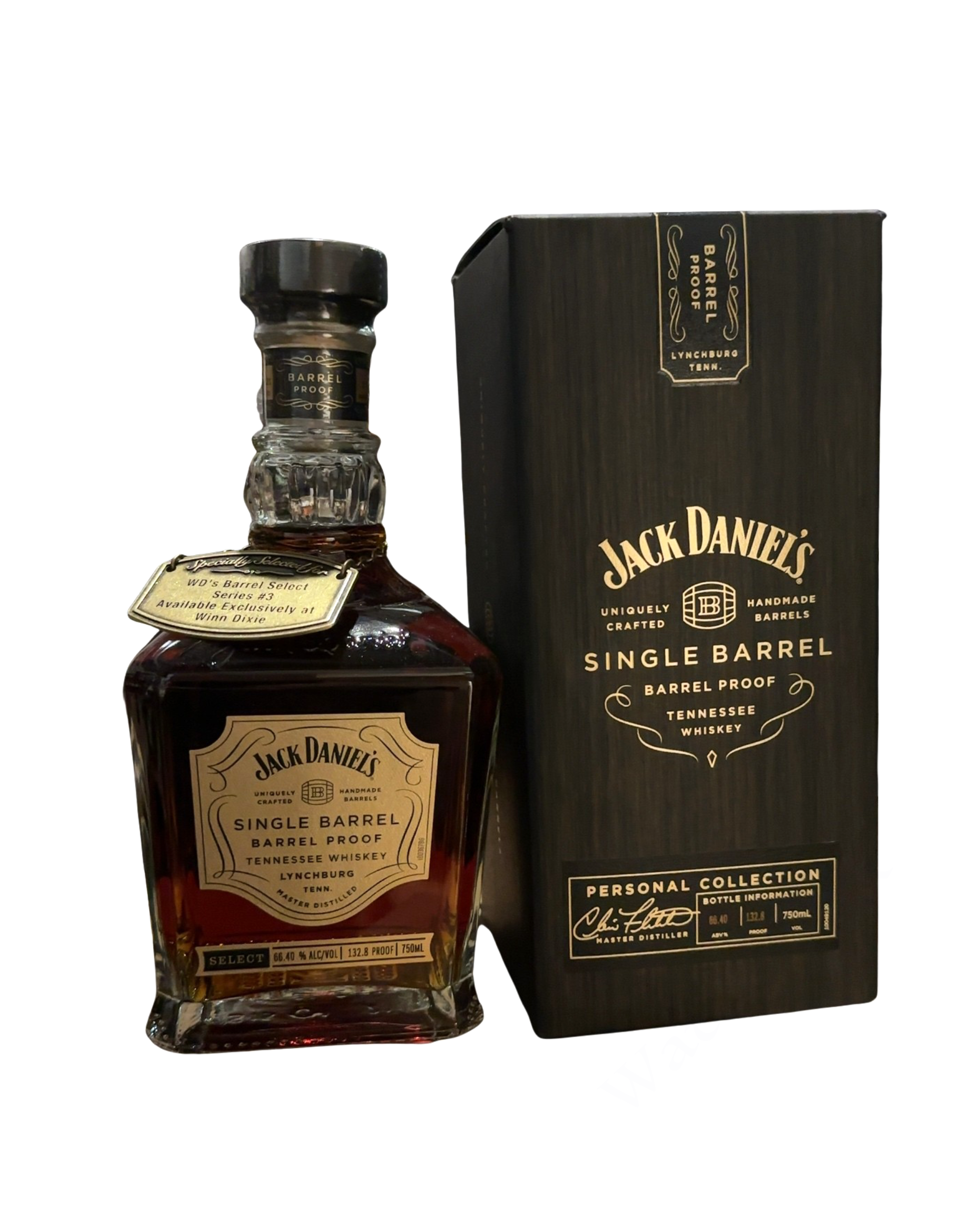 2021 Jack Daniel's Single Barrel Barrel Proof Tennessee Whiskey 132.8 Proof 750ml