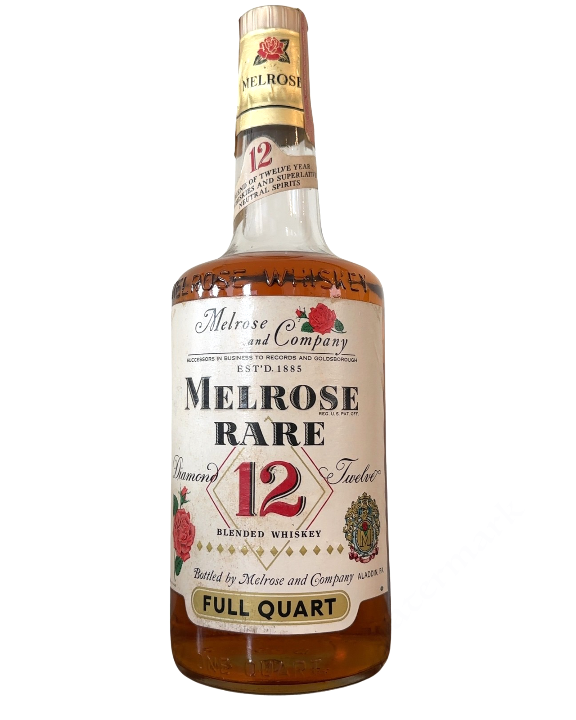 Melrose and Company Melrose Rare 12 Blended Whiskey 86 Proof