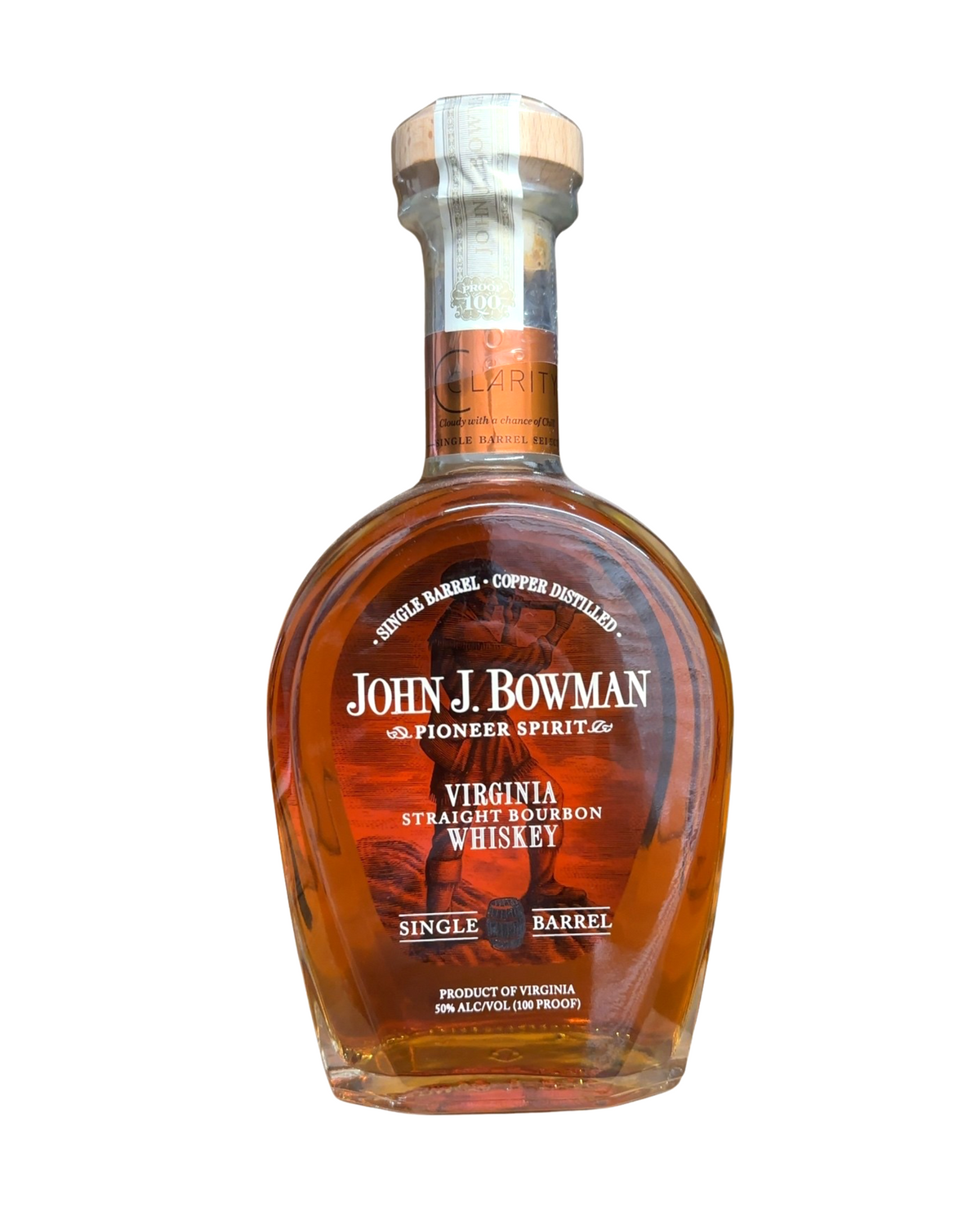 2019 John J. Bowman Clarity Pick Cloudy with a Chance of Chill Single Barrel 100 Proof 750ml