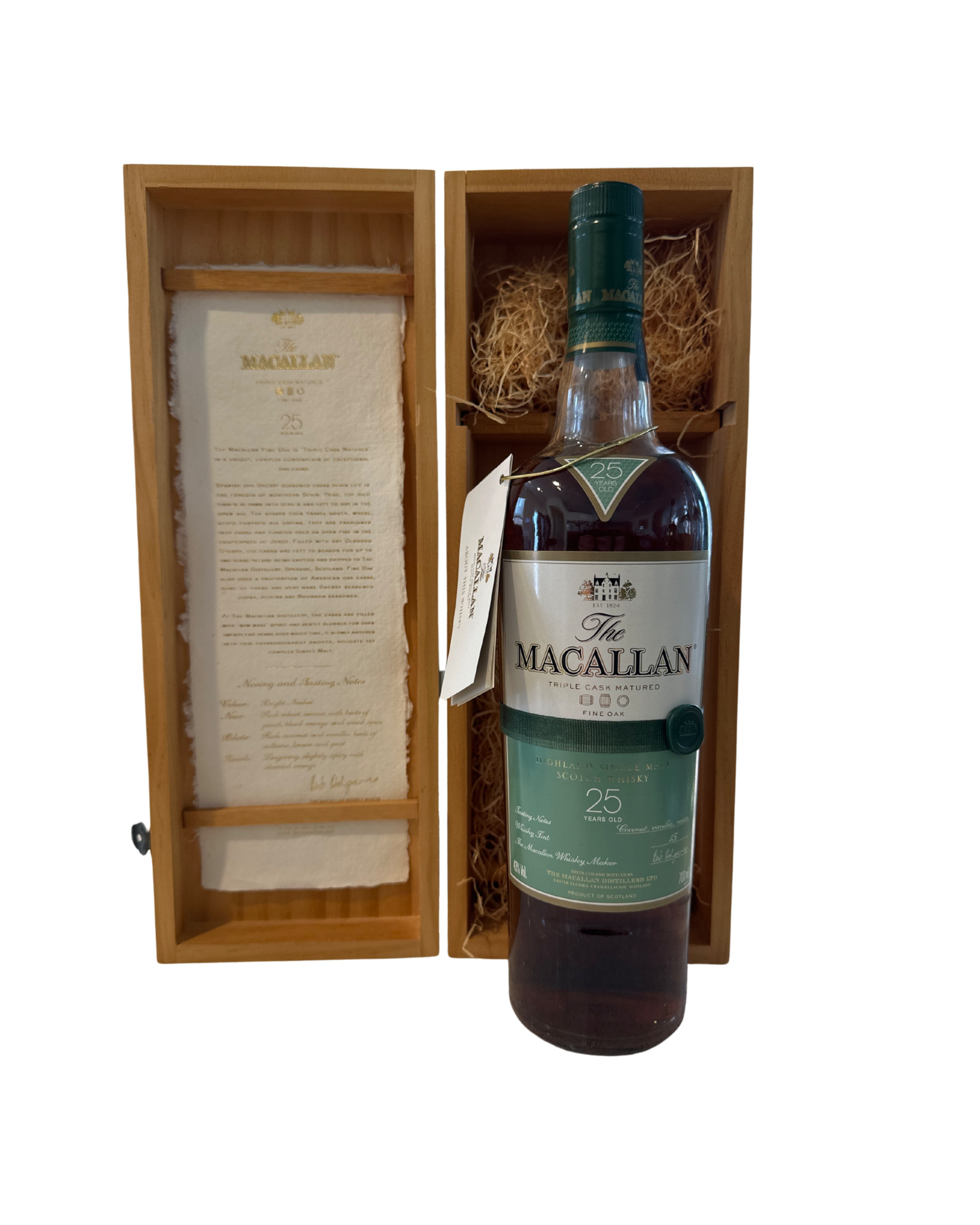 The Macallan Triple Cask Matured 25 Years Old Fine Oak Highland Single Malt Scotch Whisky