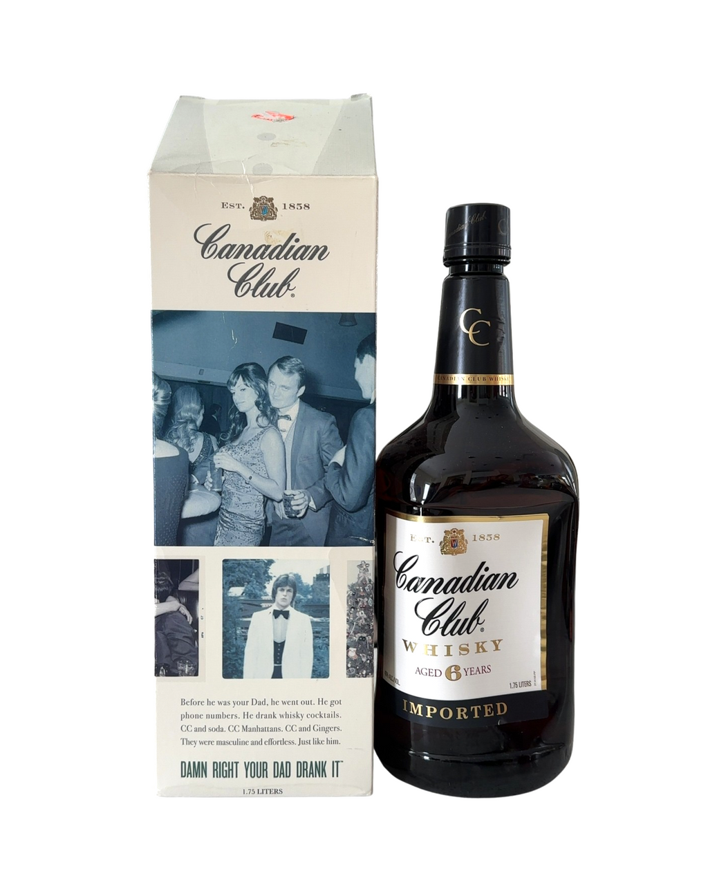 2008 Canadian Club Whisky 80 Proof 1.75ml