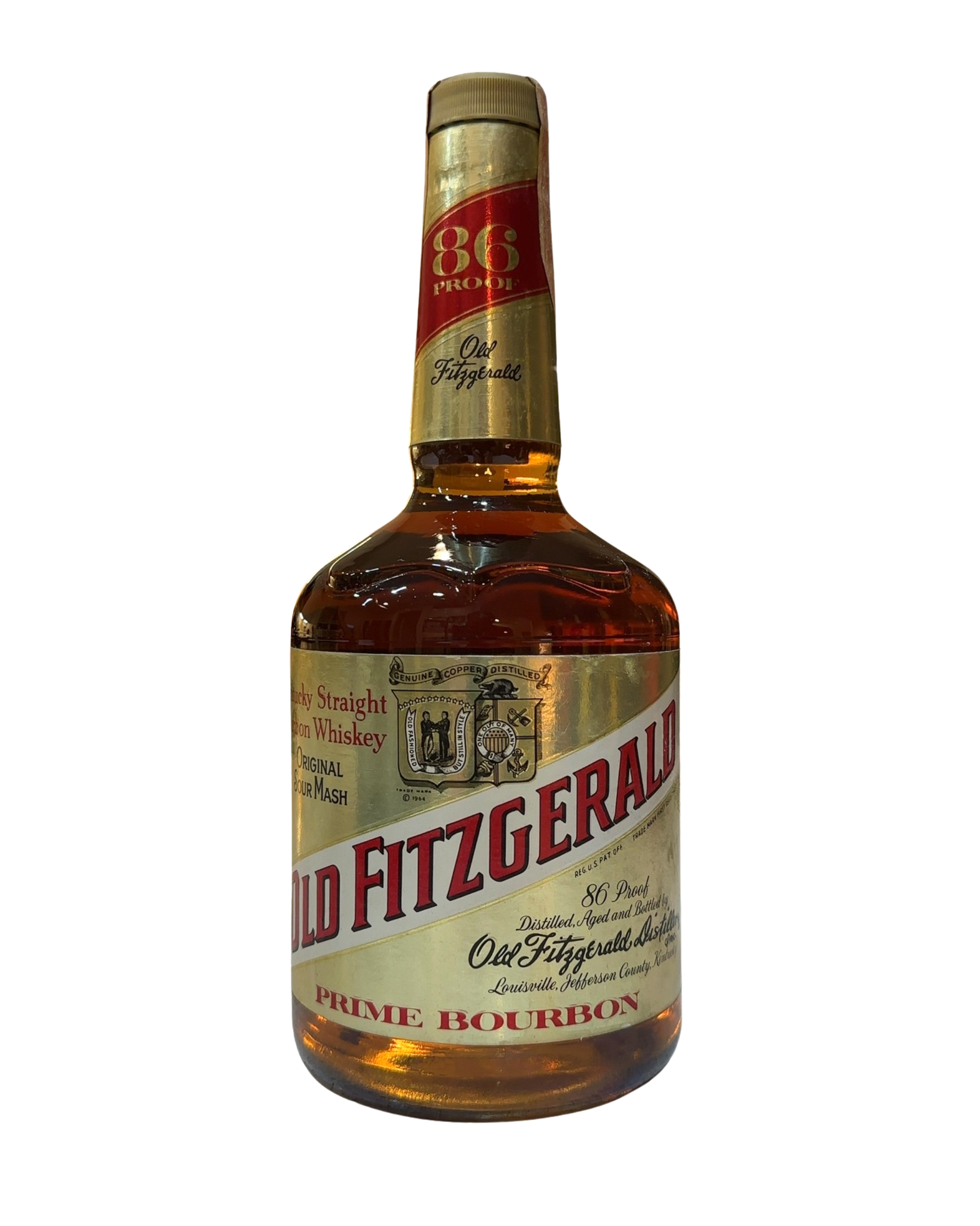 1987 Stitzel Weller Old Fitzgerald Distillery Prime Bourbon 86 Proof 750ml