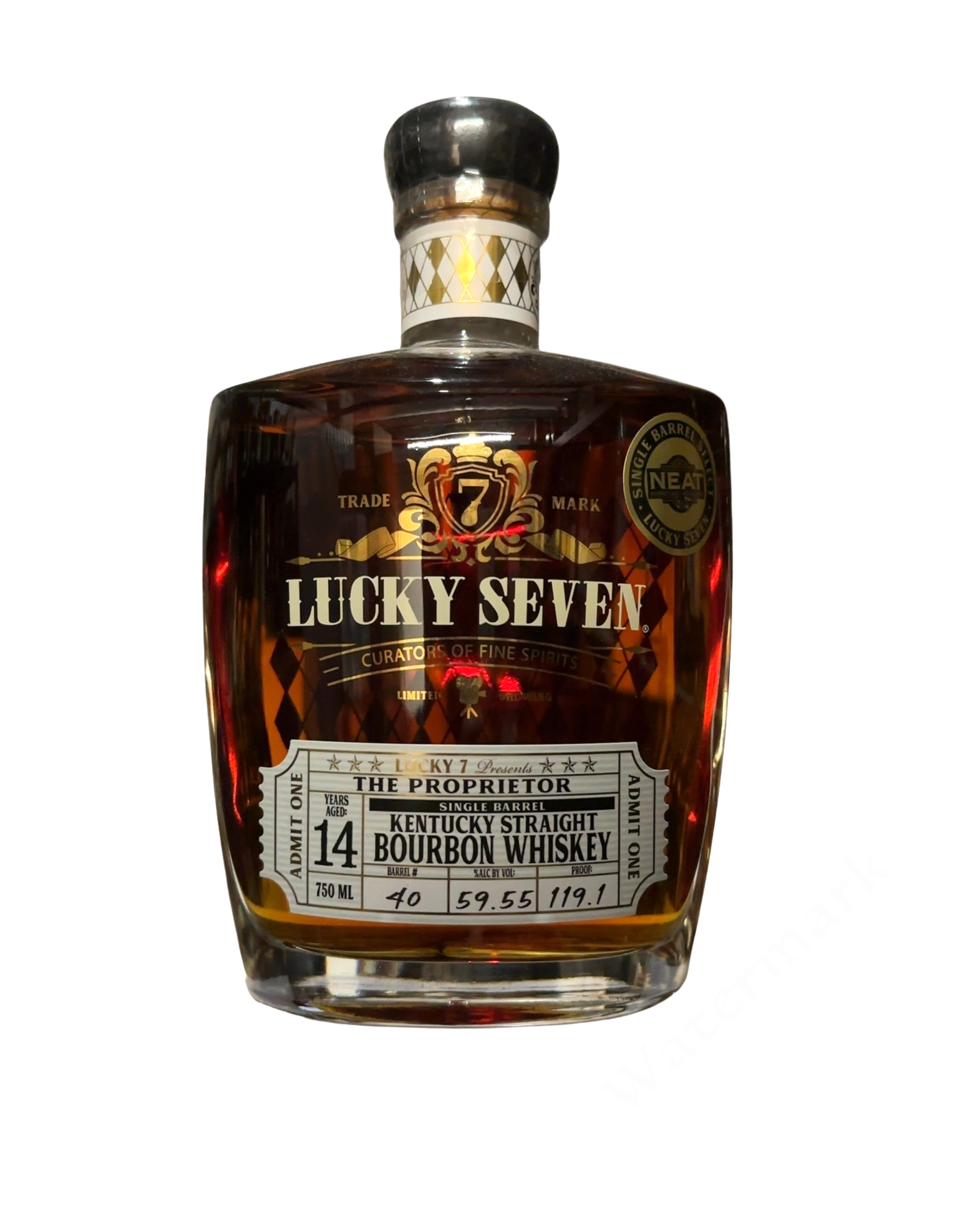 Lucky Seven The Proprietor Kentucky Straight Bourbon Whiskey 119.1 Proof 750ml