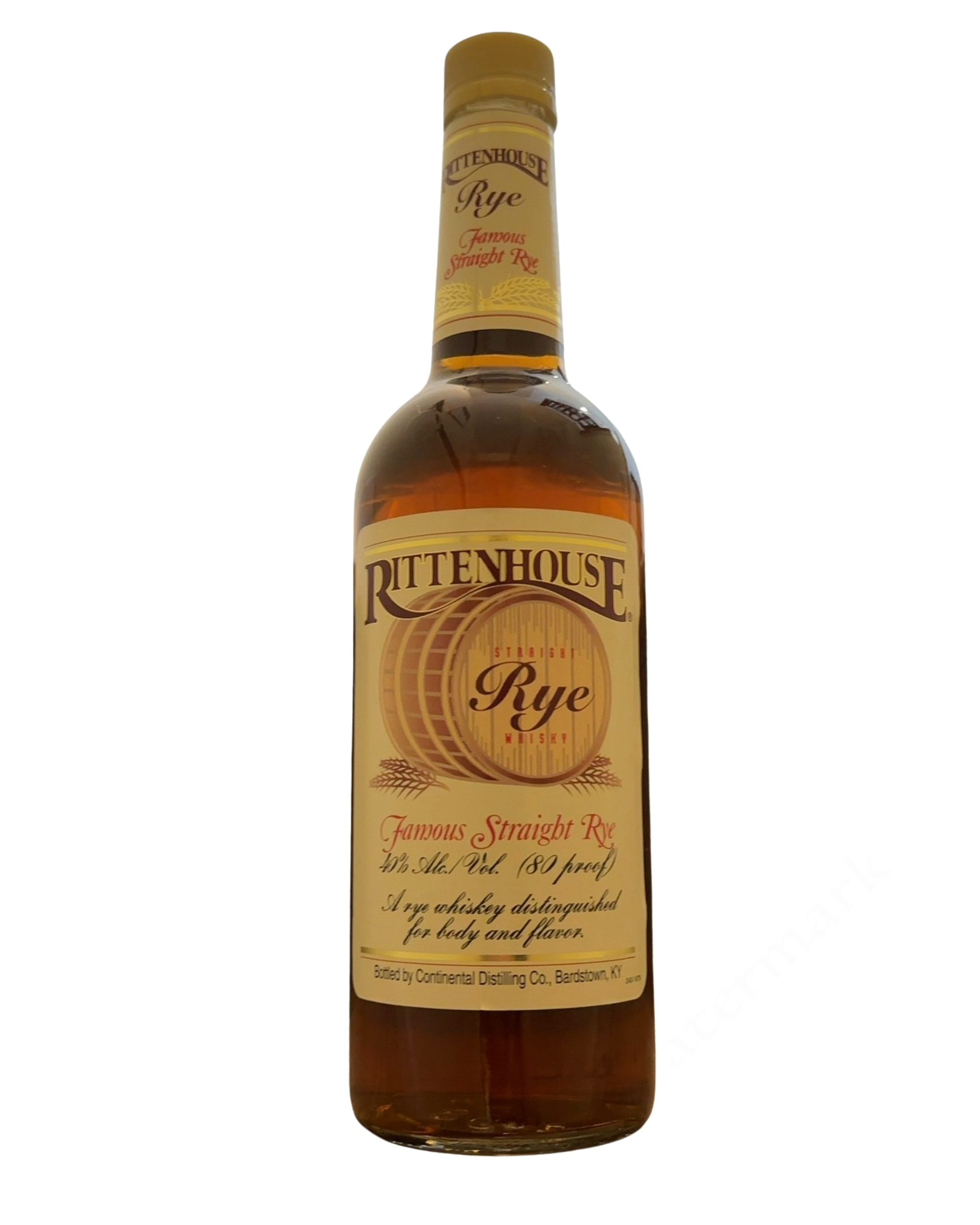 Rittenhouse Rye Famous Straight Rye 80 Proof
