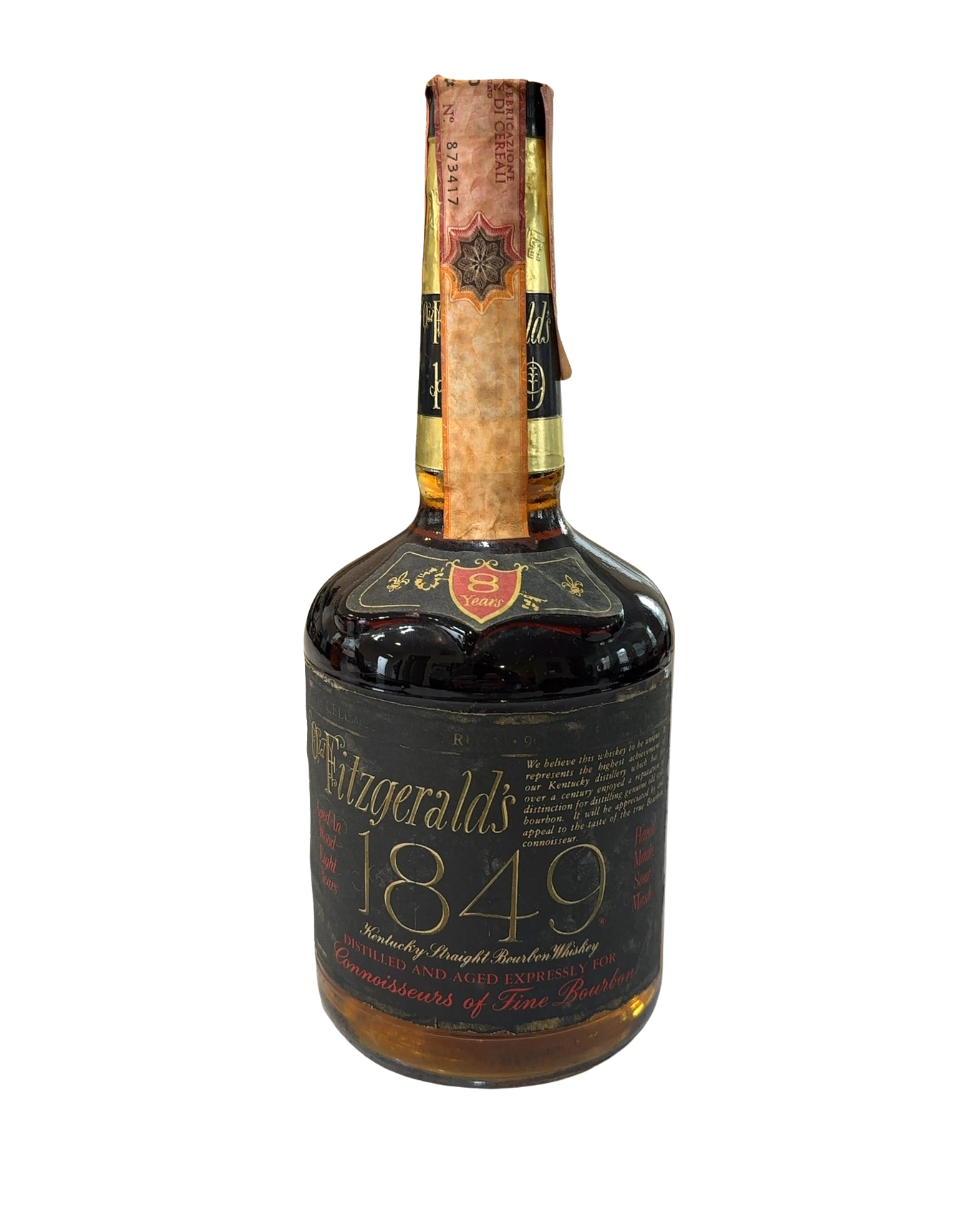 1979 Fitzgerald's 1849 Kentucky Straight Bourbon Whiskey 90 Proof 750ml