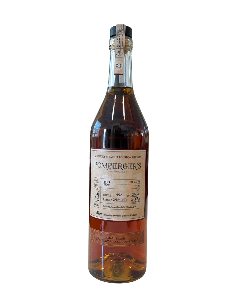 2025 Bomberger's Declaration Small 108 Proof 750ml