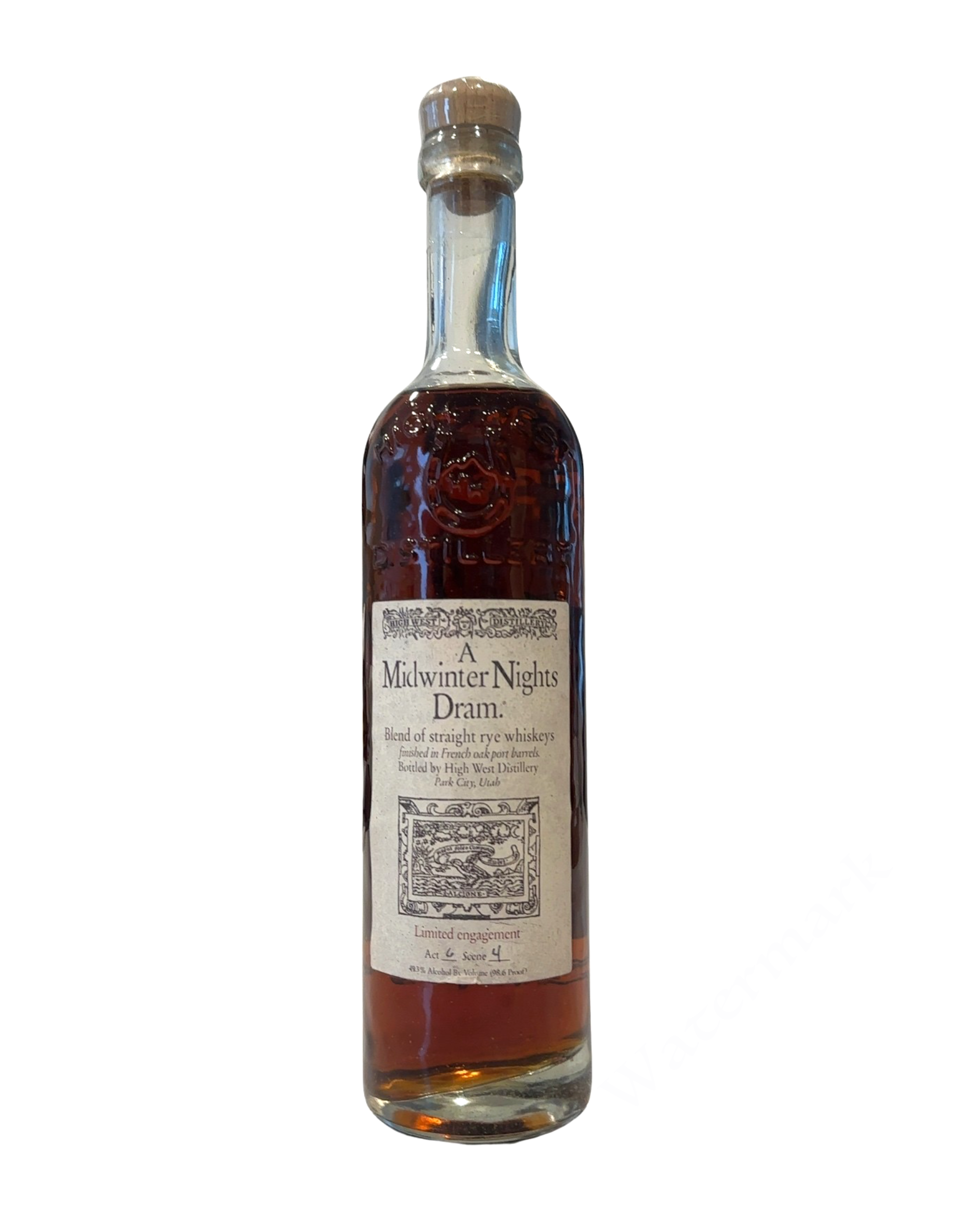 2018 High West Distillery A Midwinter Nights Dram 98.6 Proof