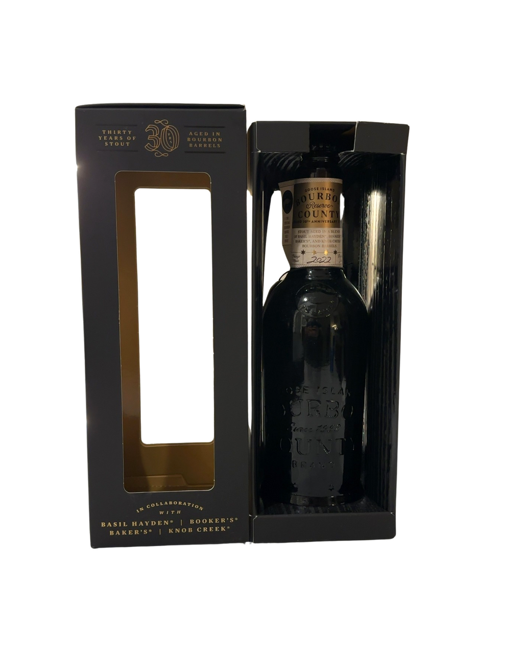 2022 Goose Island BOURBON COUNTY 30TH ANNIVERSARY RESERVE STOUT 28.8 Proof 500ml