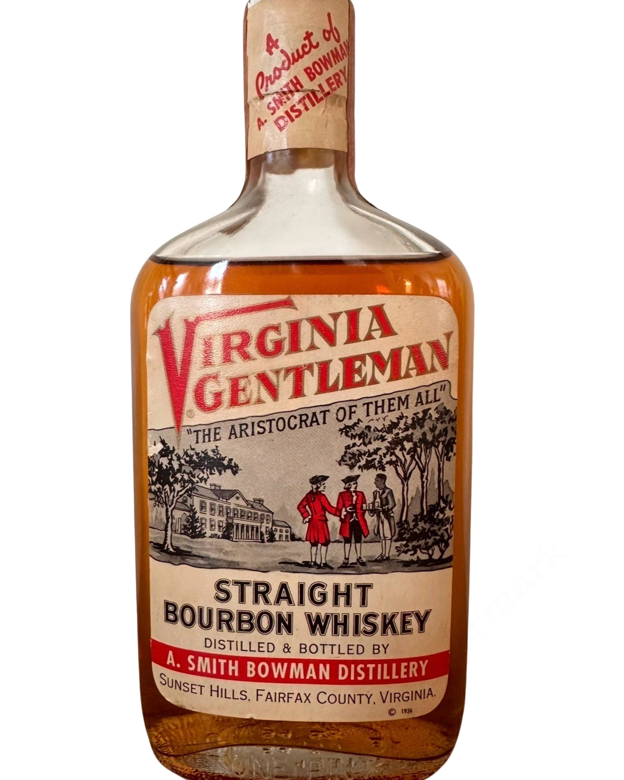 A. Smith Bowman Distillery Virginia Gentleman Straight Bourbon Whiskey