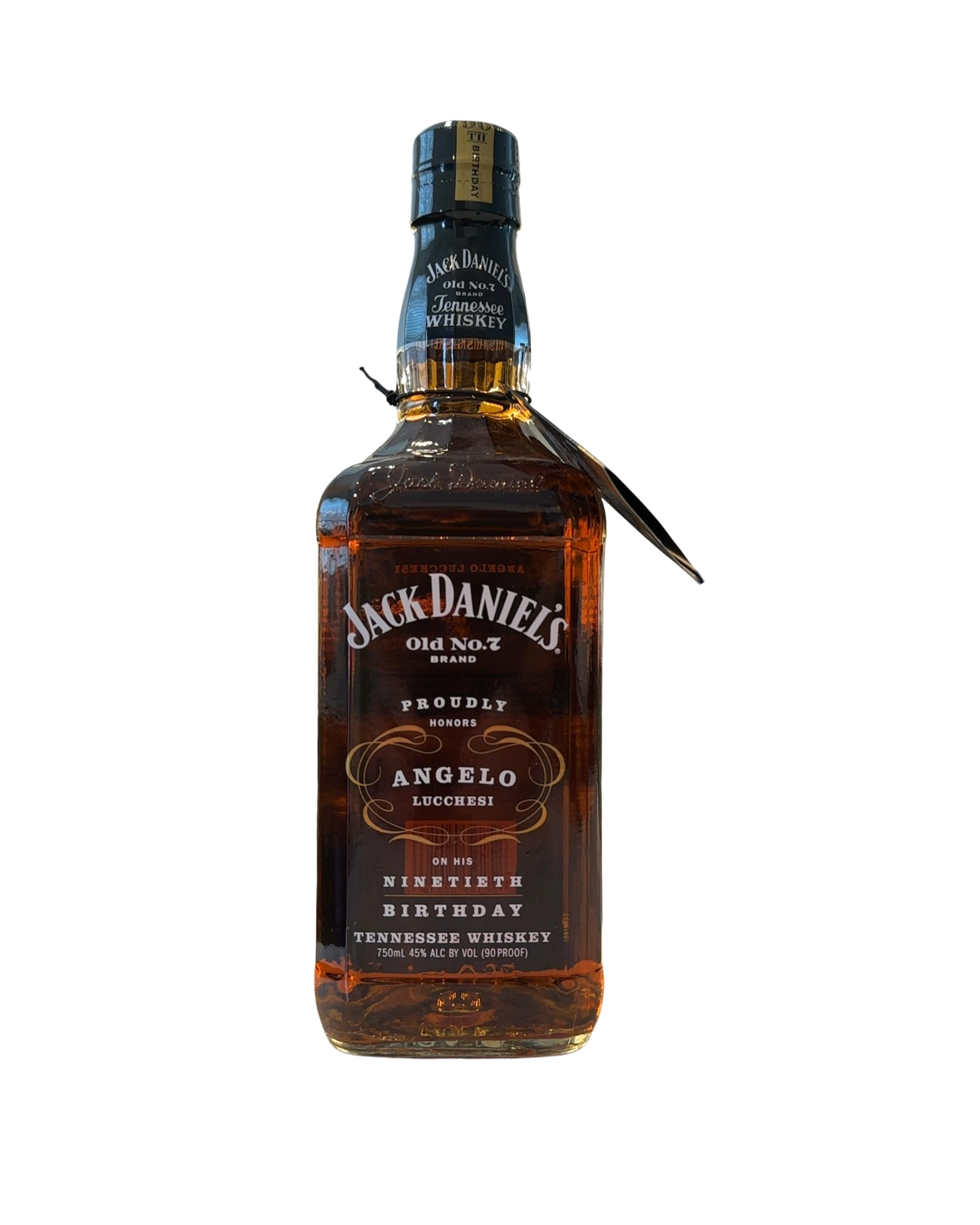 2010 Jack Daniel's Angelo Lucchesi 90th Birthday 90 Proof 750ml