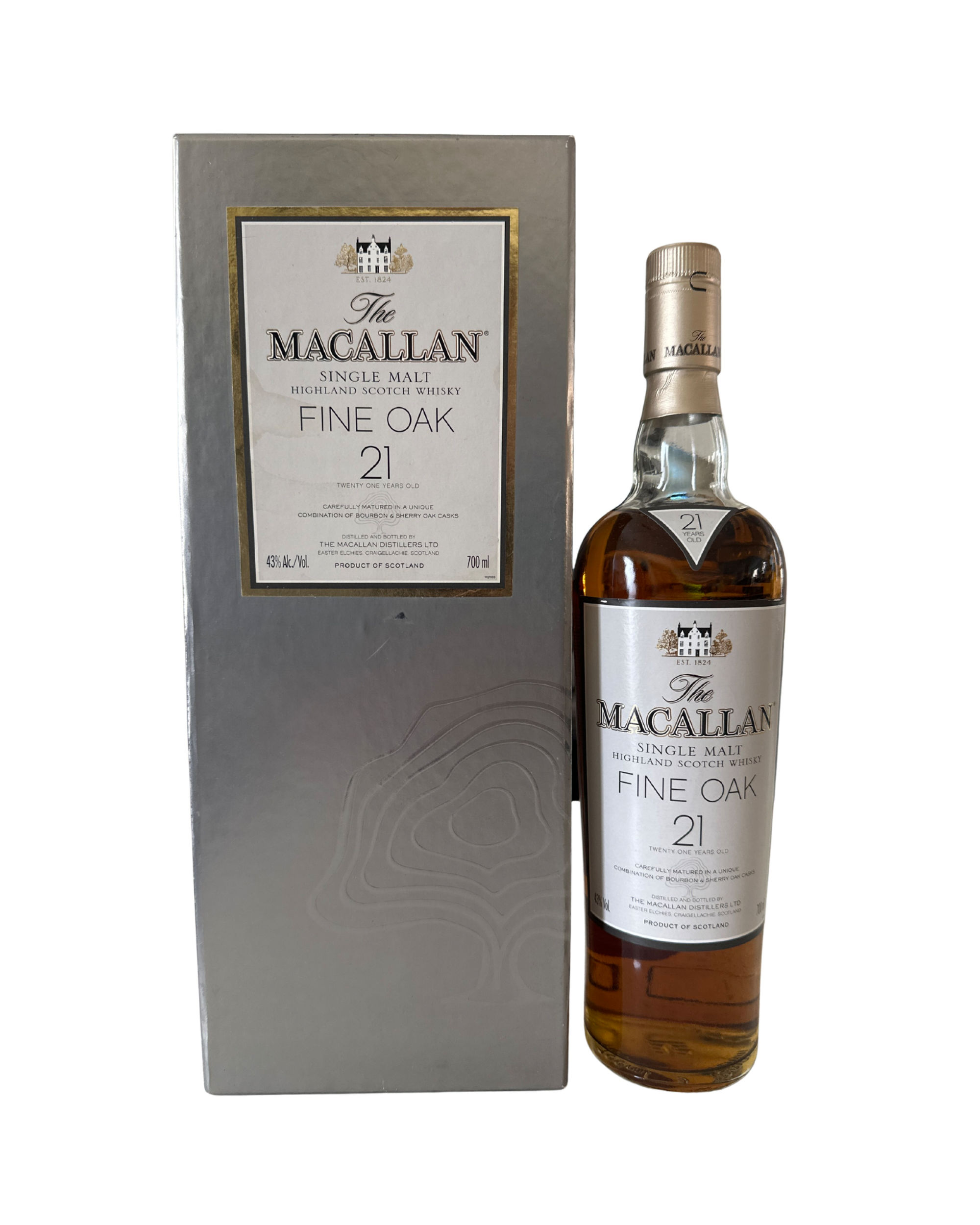 The Macallan Fine Oak 21 Year Scotch Whisky 86 Proof
