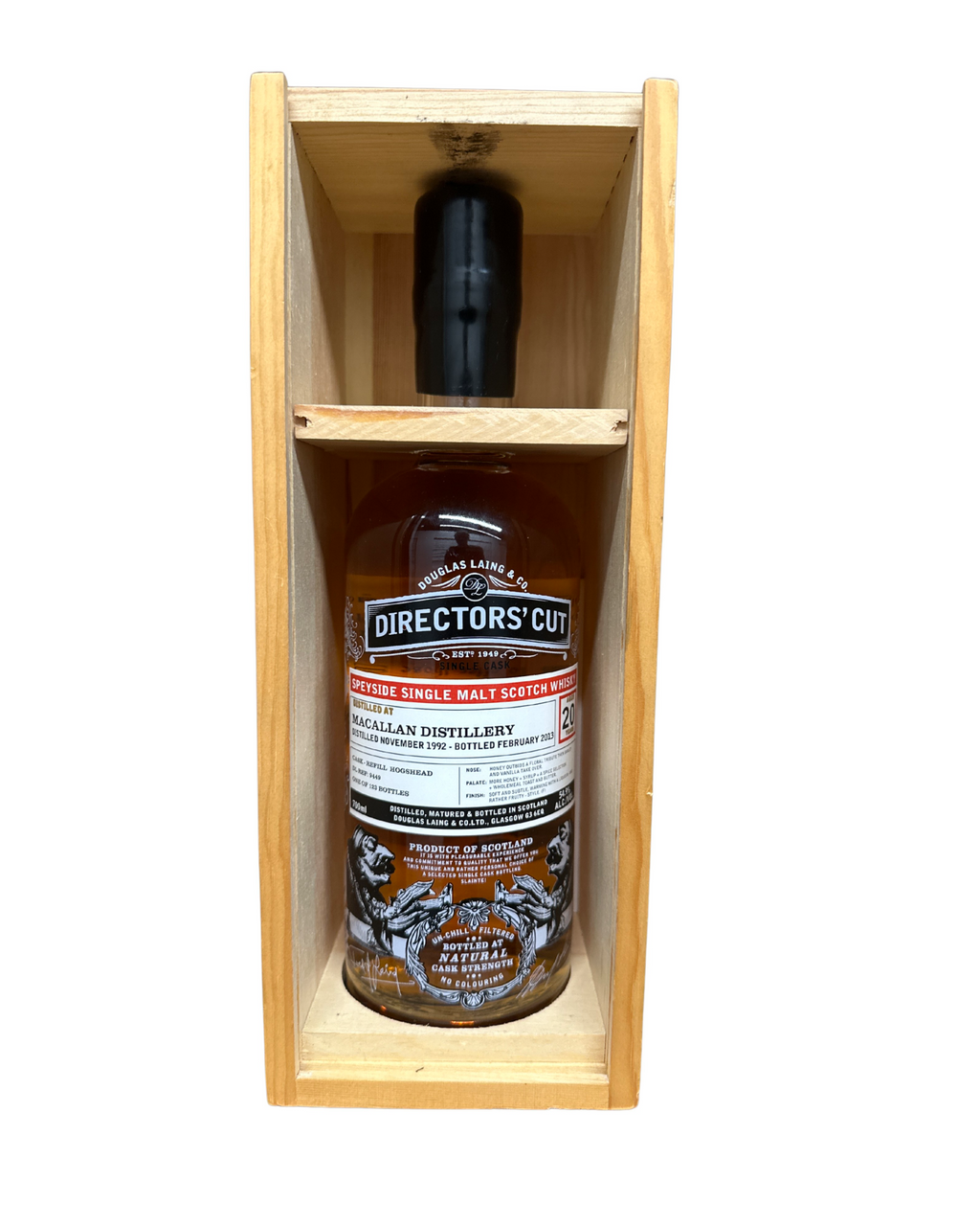 2014 Macallan Douglas Laing Directors' Cut Speyside Single Malt Scotch Whisky 109.8 Proof