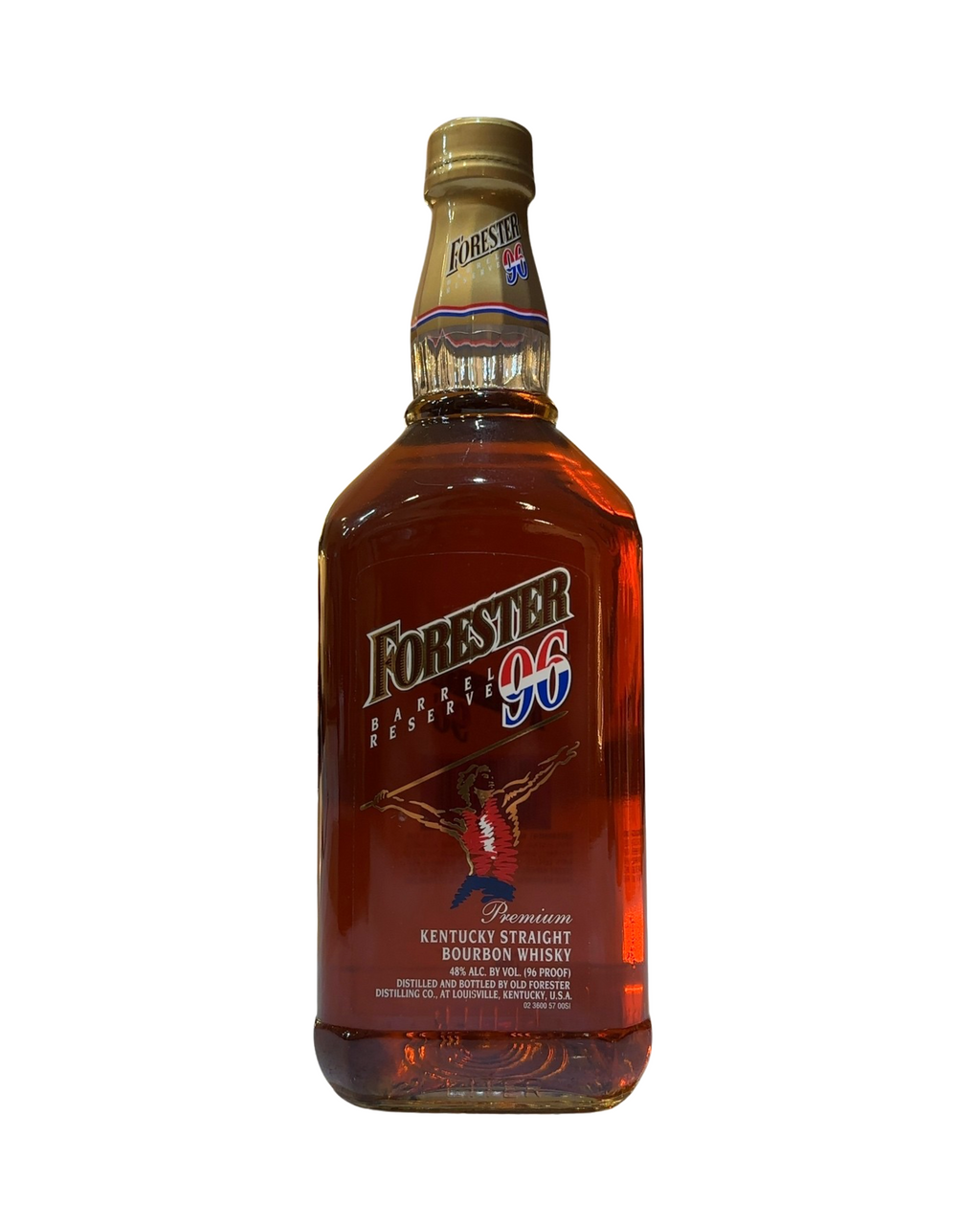 1996 Old Forester Olympics Barrel Reserve Kentucky Straight Bourbon Whisky 96 Proof 1ml