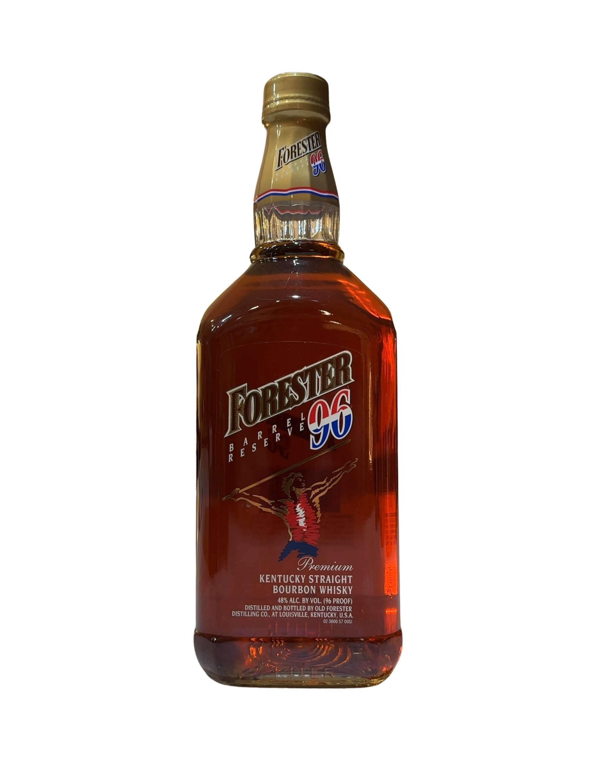 1996 Old Forester Olympics Barrel Reserve Kentucky Straight Bourbon Whisky 96 Proof 1ml