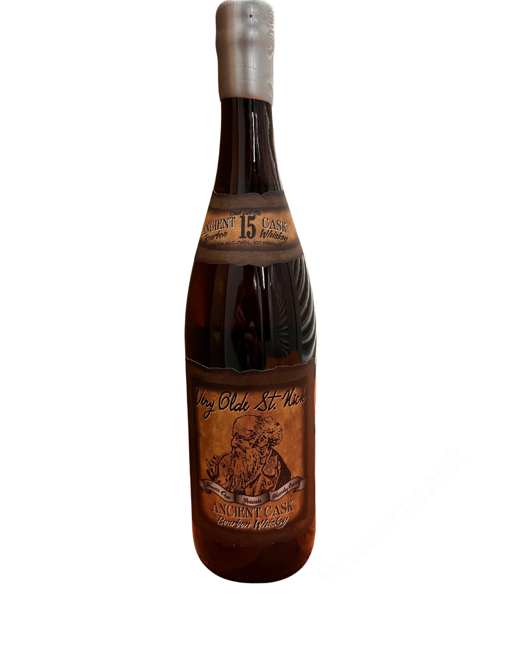 Very Olde St. Nick lot 15 Ancient Cask Bourbon Whiskey 107 Proof 750ml