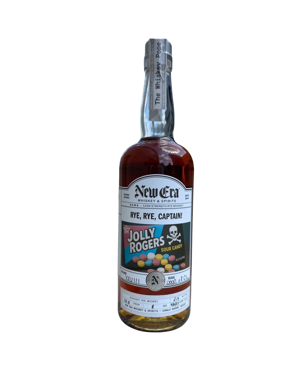 2025 New Era Rye, Rye, Captain! Jolly Rogers Sour Candy 122.8 Proof 750ml