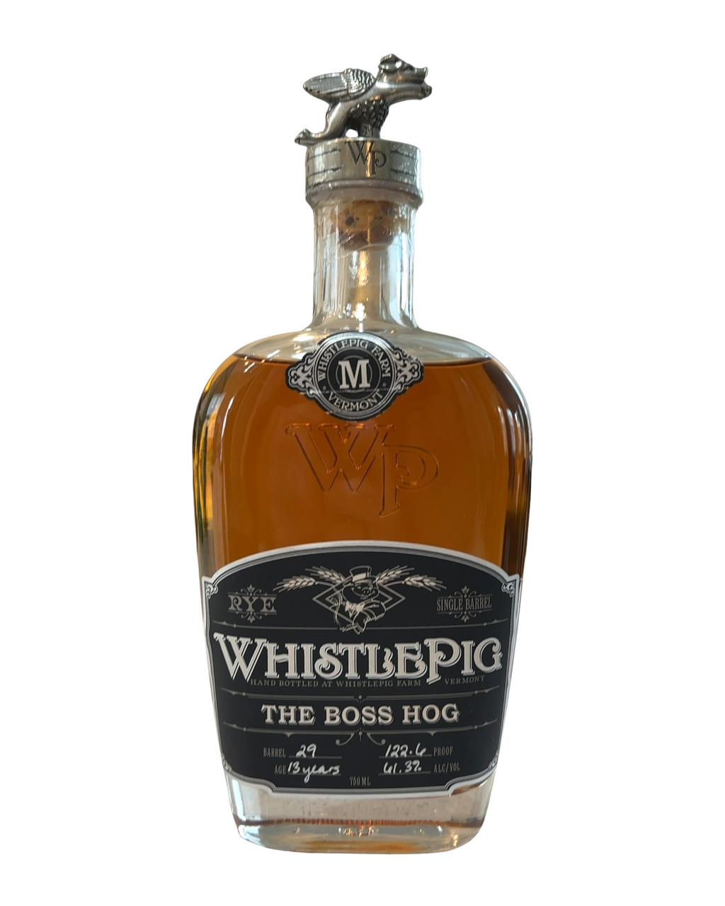 2014 WhistlePig Boss Hog Mortimer Straight Rye Whiskey 122.6 Proof 750ml