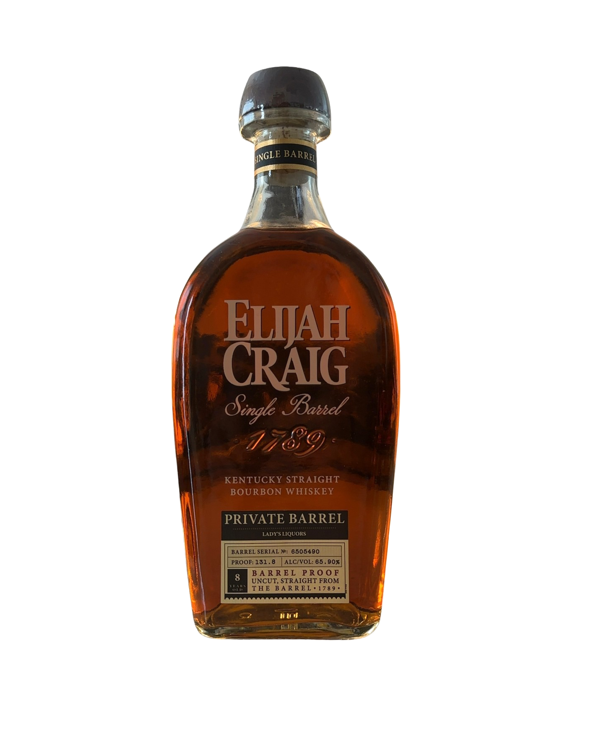 2021 Elijah Craig Lady's Liquors Single Barrel 131.8 Proof 750ml