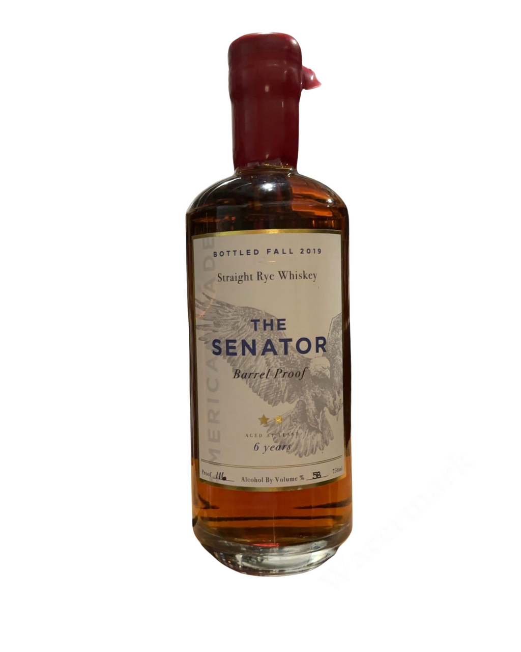 2019 MGP The Senator Barrel Proof Straight Rye Whiskey 116 Proof