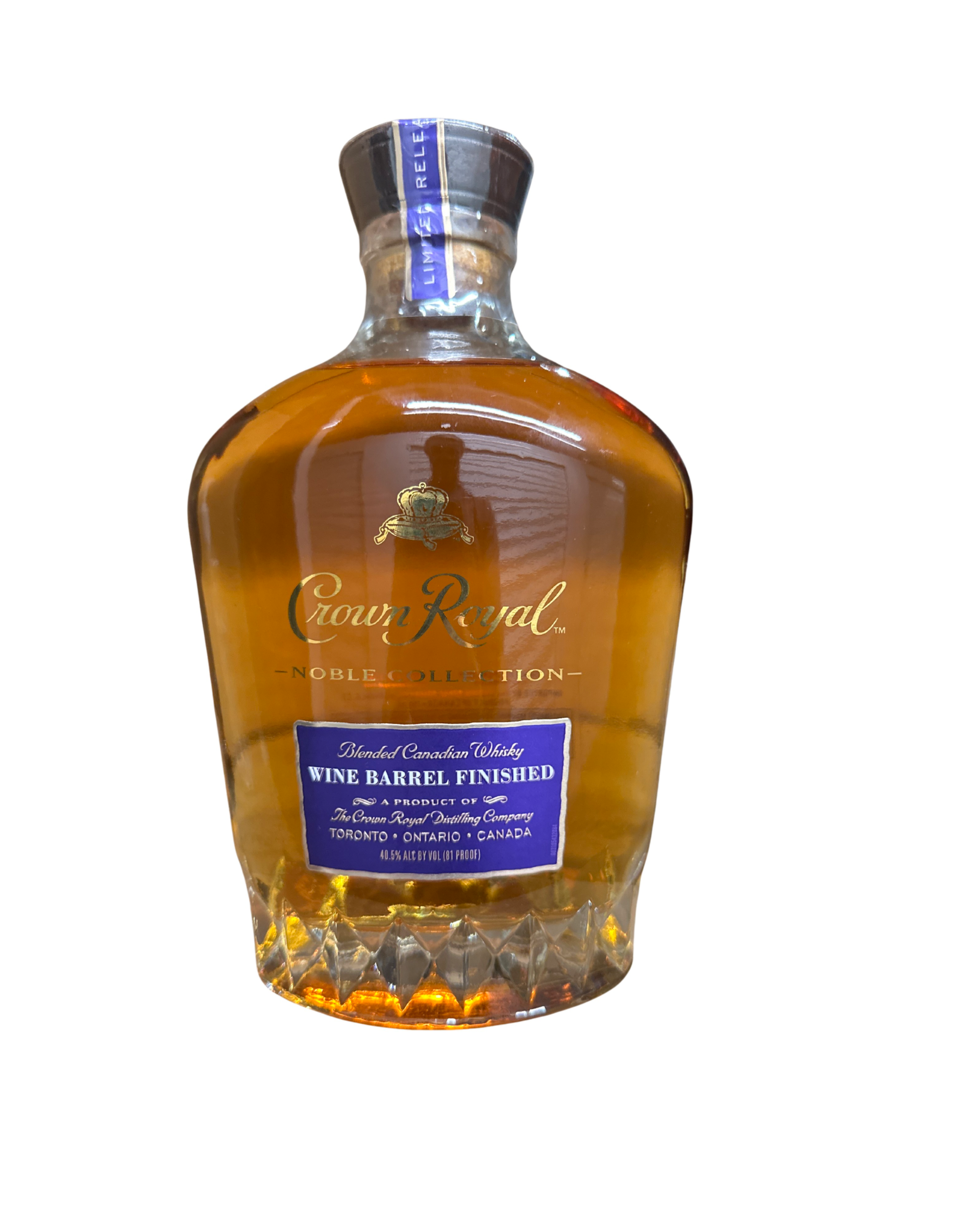 Crown Royal Noble Collection Wine Barrel Finished Blended Whisky 81 Proof 750ml NO TUBE