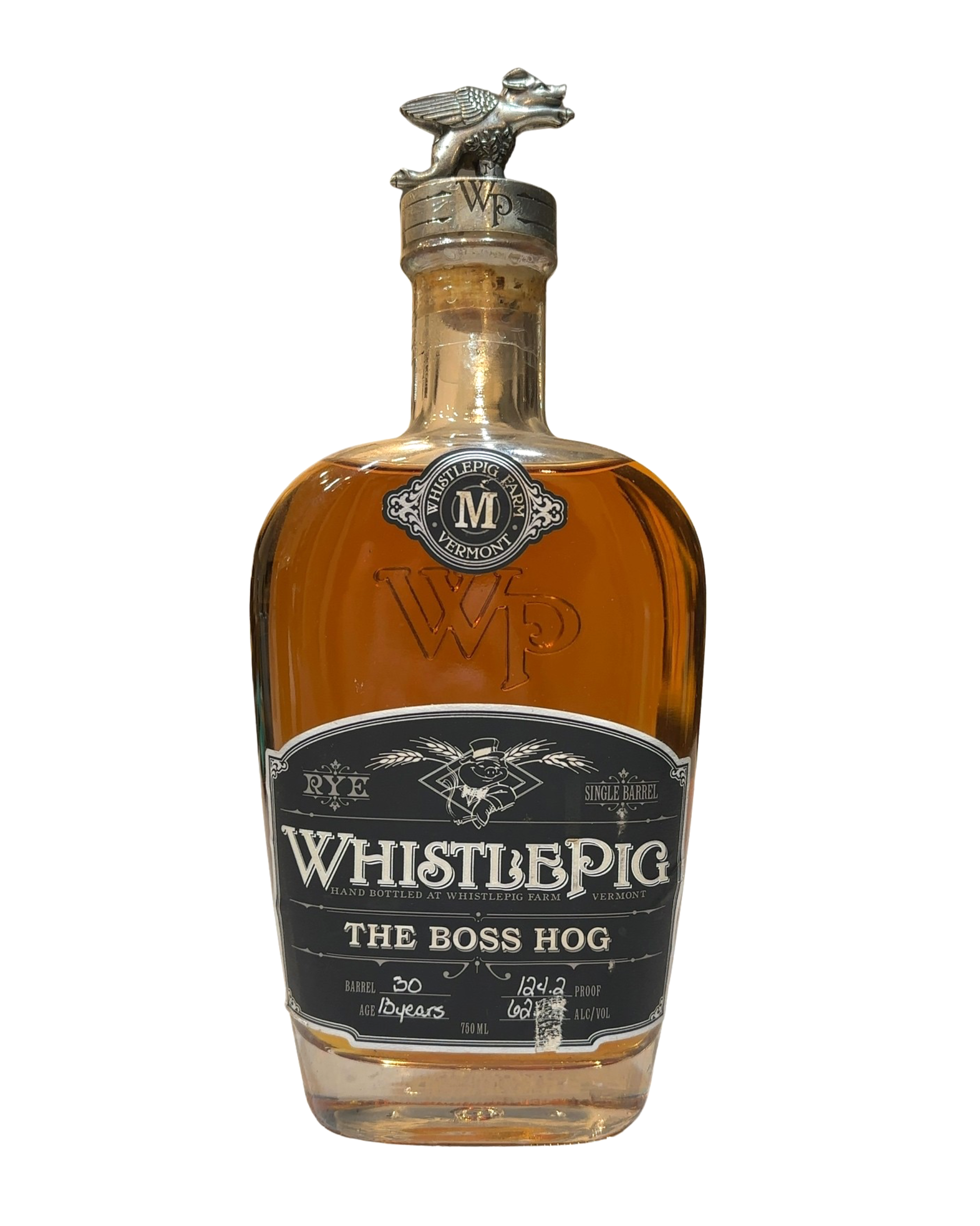 2014 WhistlePig Boss Hog Mortimer Straight Rye Whiskey 124.2 Proof 750ml