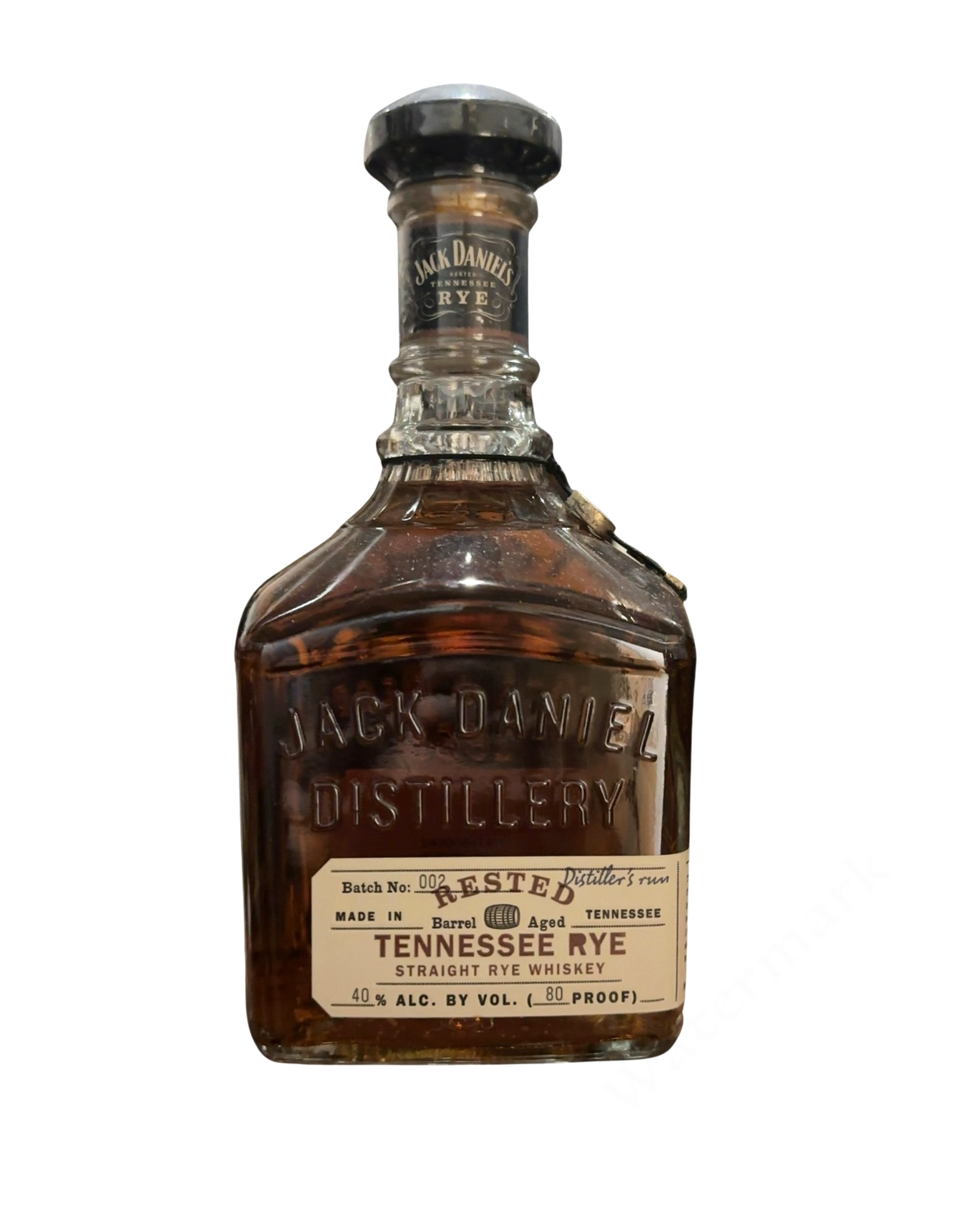 2013 Jack Daniel Distillery Jack Daniel's Rested Tennessee Rye 80 Proof