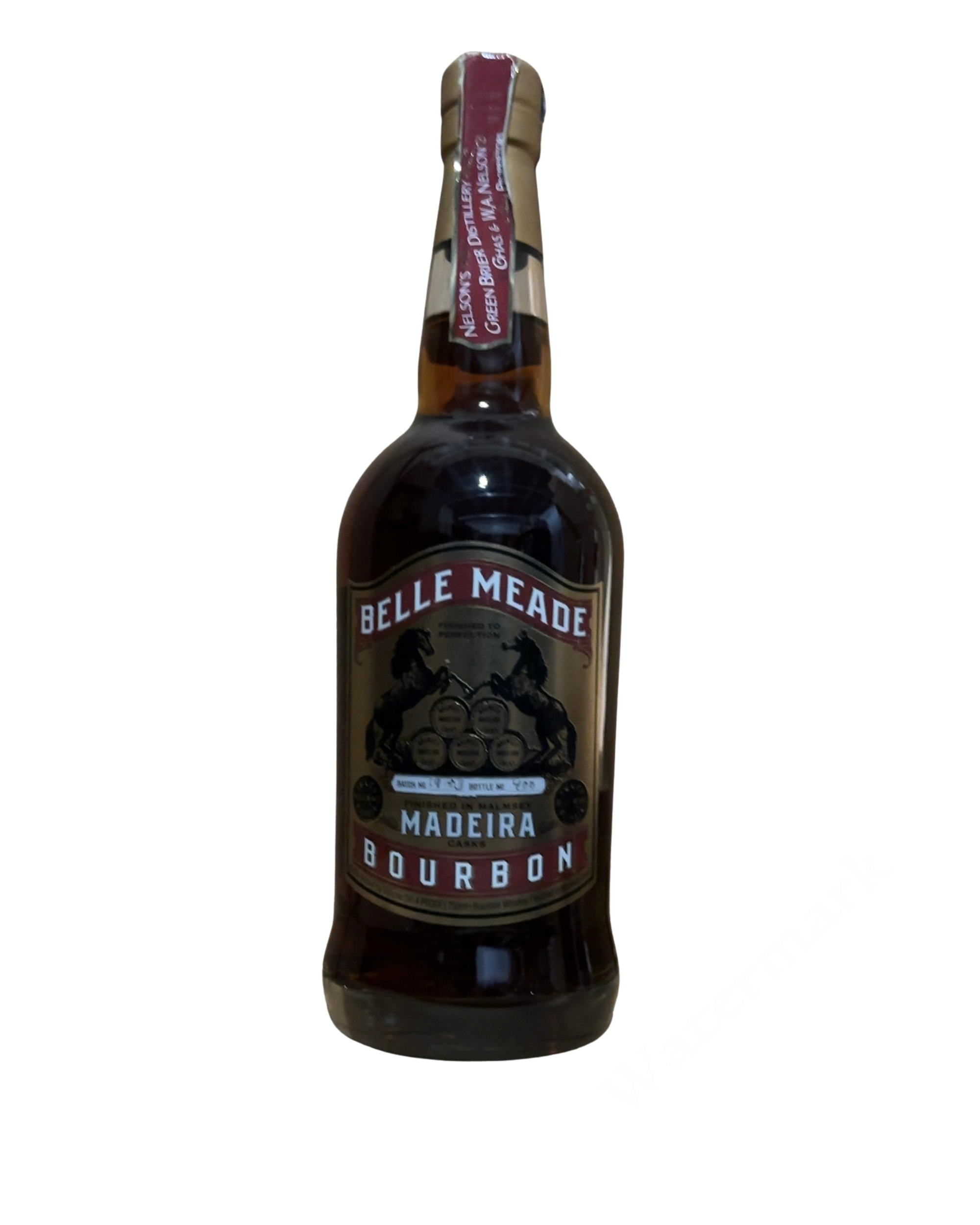 2019 NELSON'S GREEN BRIER DISTILLERY BELLE MEADE Madeira Bourbon 90.4 Proof