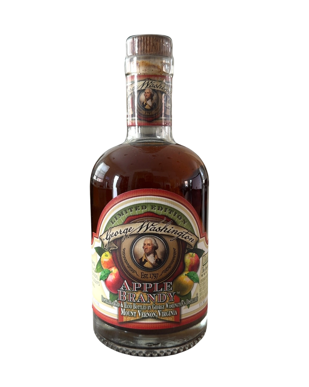 2014 George Washington's Distiller Apple Brandy 86 Proof 375ml