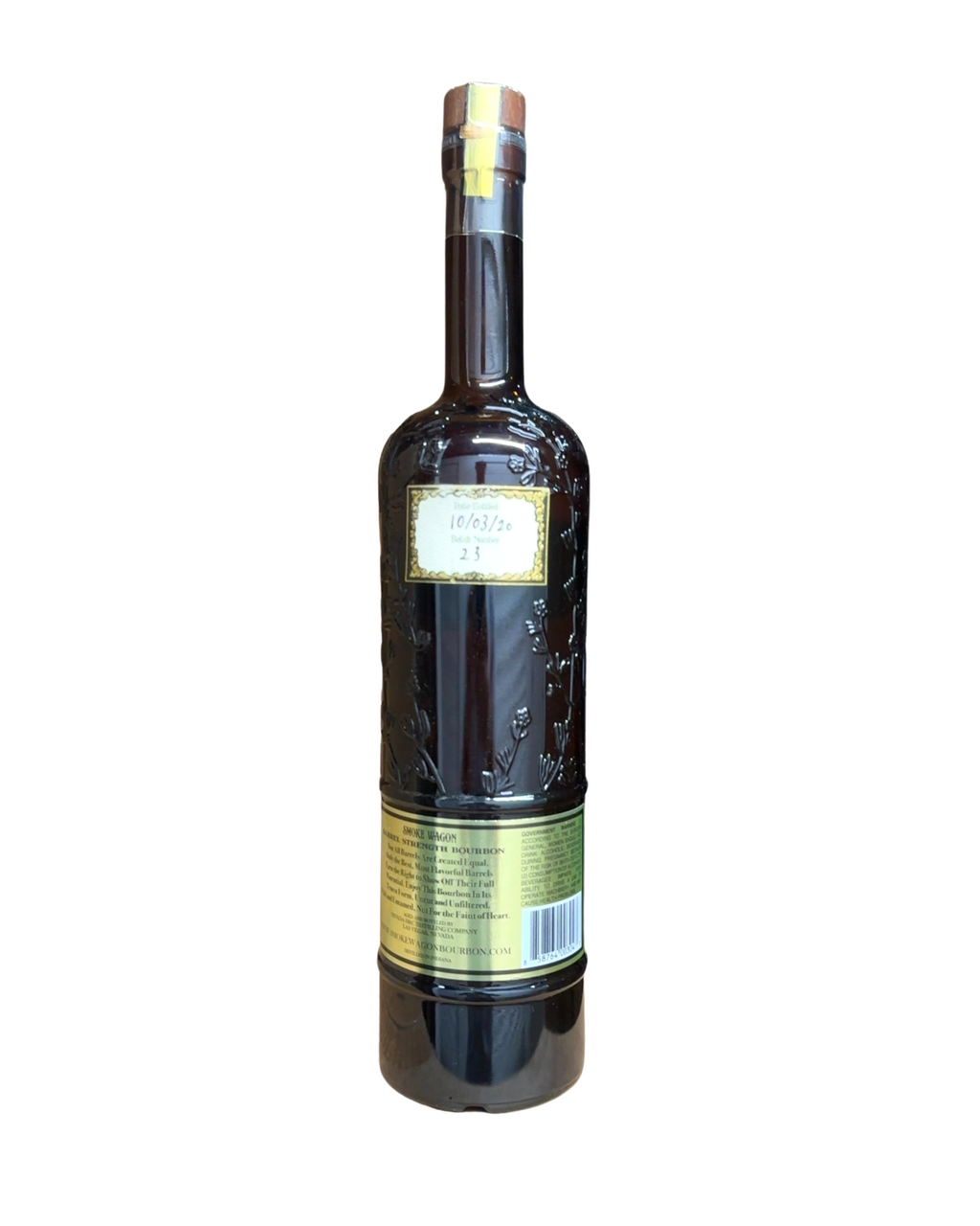 2020 SMOKE WAGON BARREL STRENGTH BOURBON 113.38 Proof 750ml Batch 23