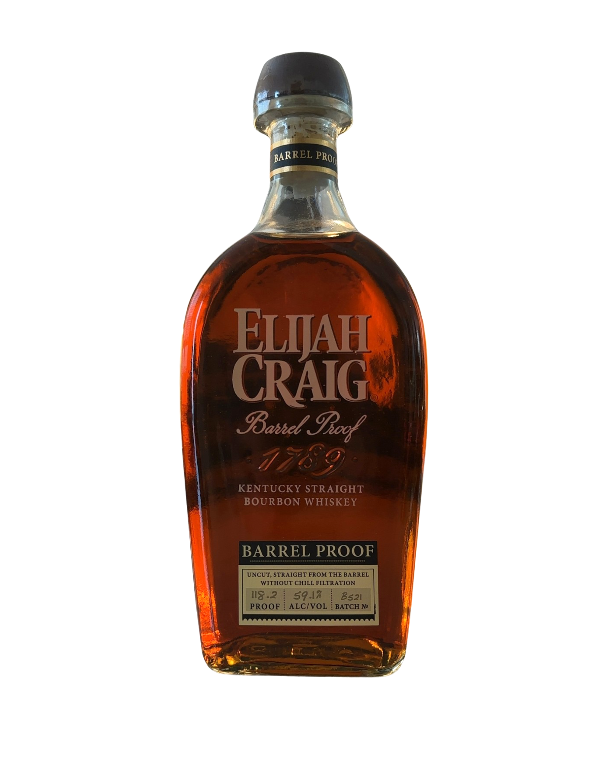 2021 Elijah Craig Barrel Proof 118.2 Proof 750ml Batch B521