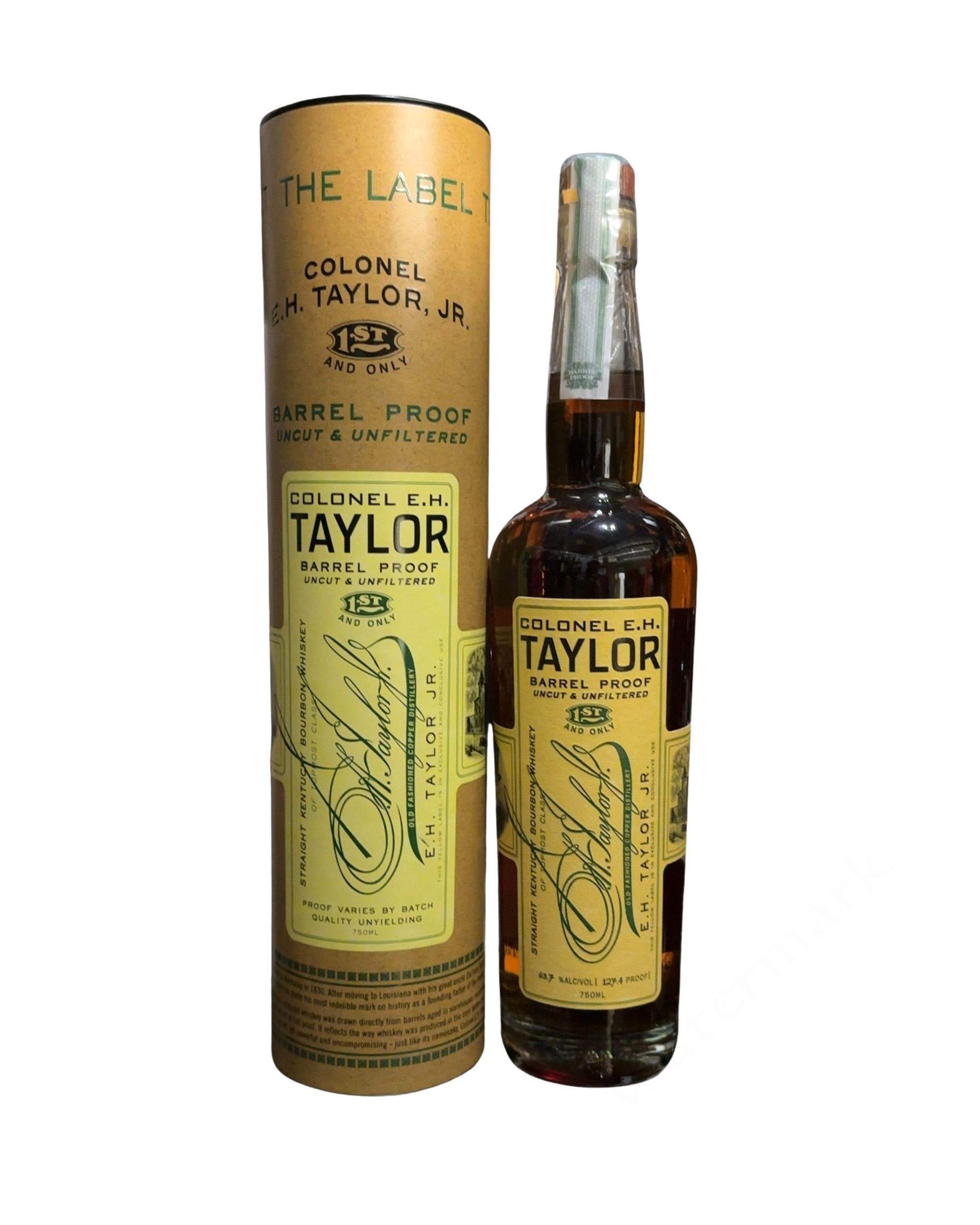2025 Buffalo Trace Distillery Colonel E.H. Taylor Barrel Proof Uncut & Unfiltered 127.4 Proof 750ml
