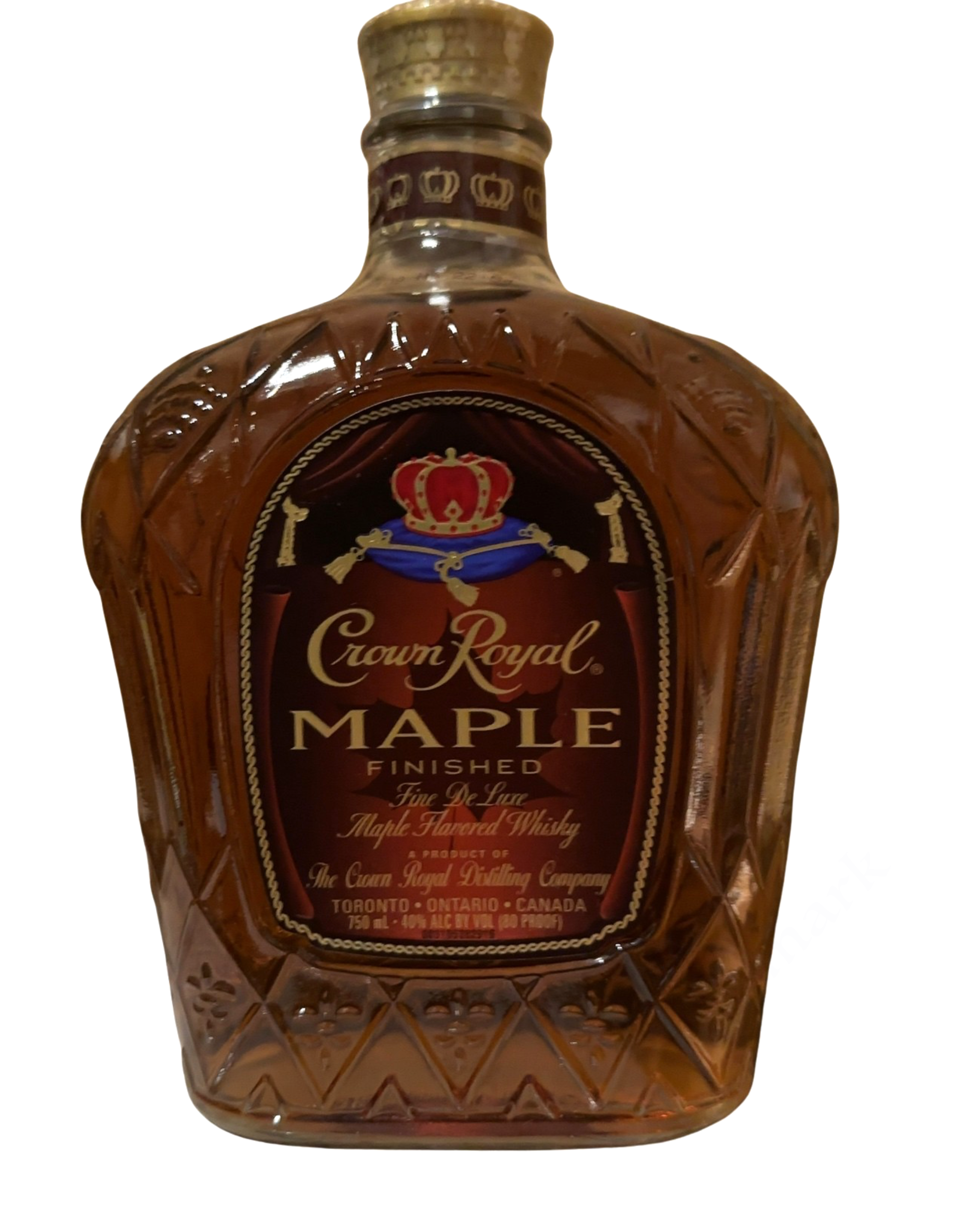 Crown Royal Distilling Company Crown Royal Maple Finished Fine De Luxe Maple Flavored Whisky 80 Proof